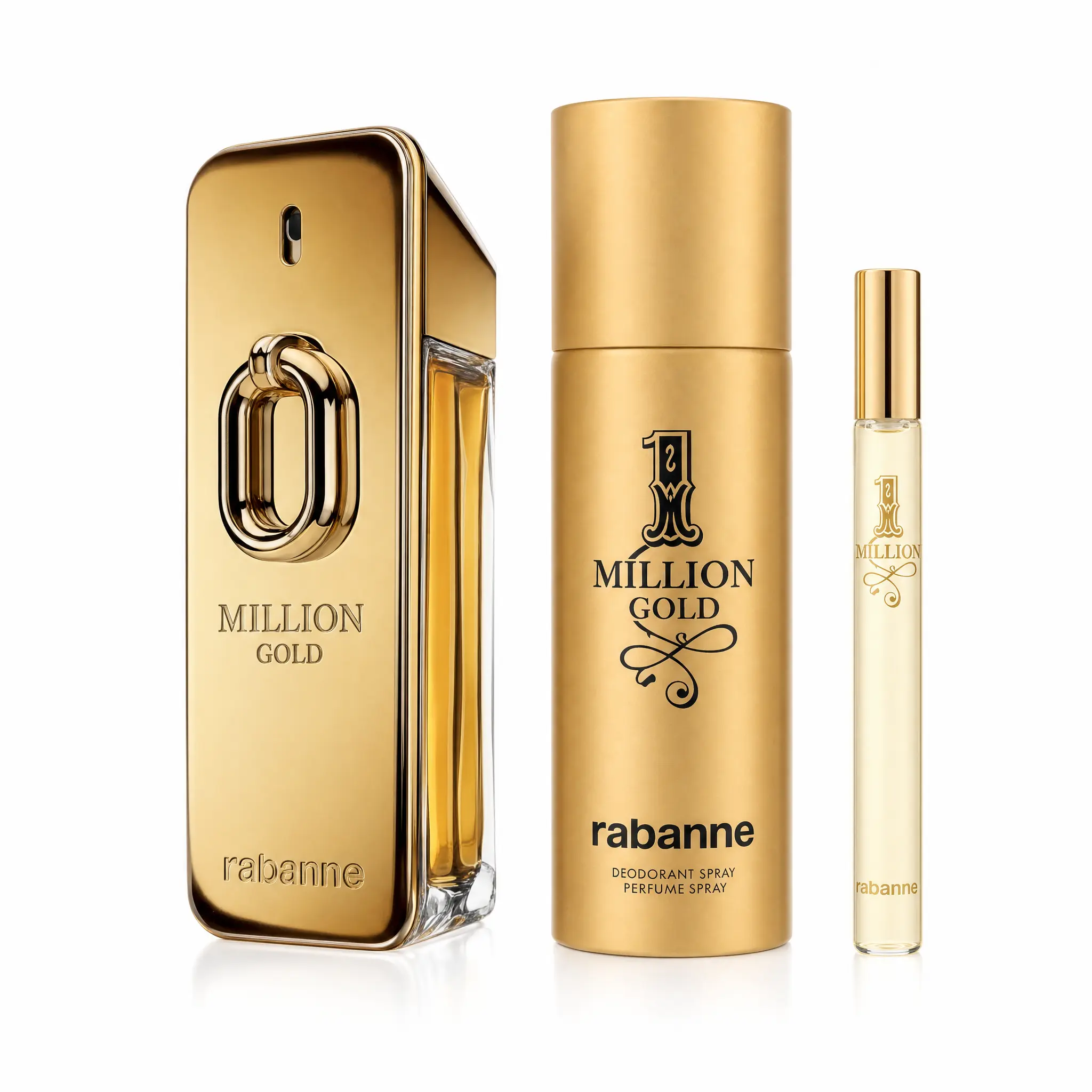 Rabanne Million Gold EDP Intense 100 ml + EDT mini 1 Milion 10 ml + DEO VAPO 150 ml