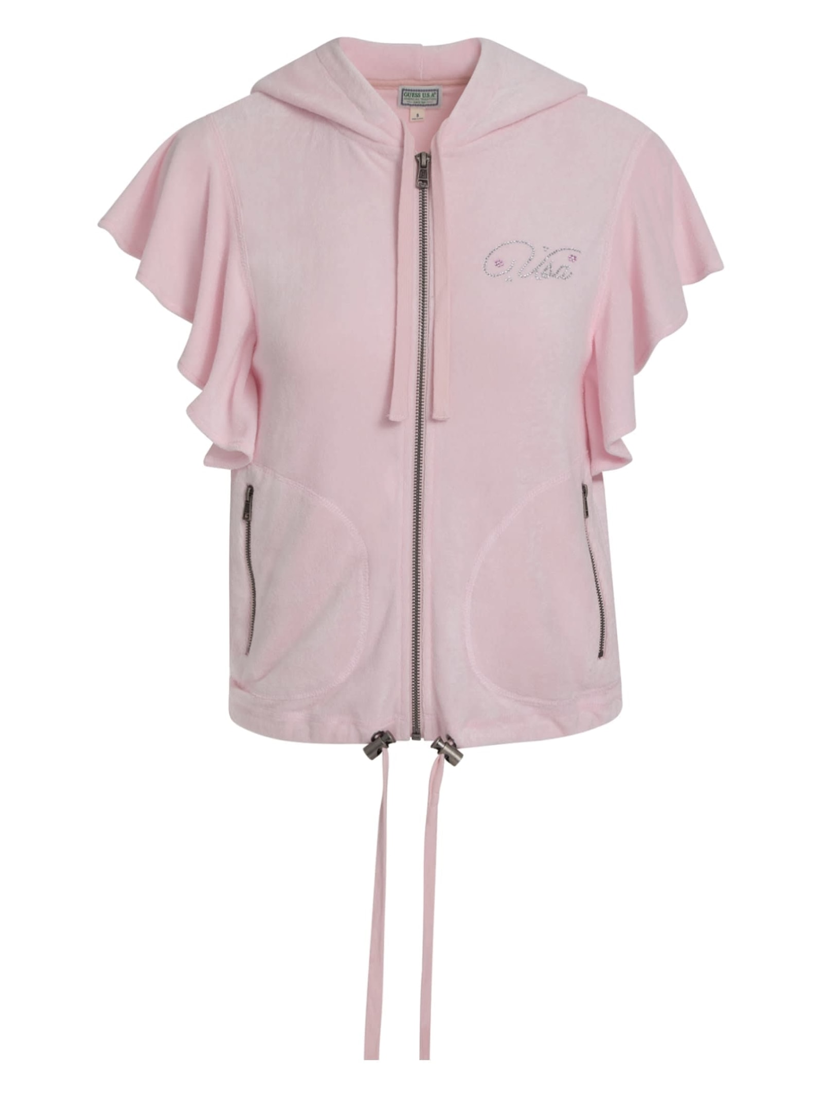 Guess Gilet Met Gerimpelde Capuchon