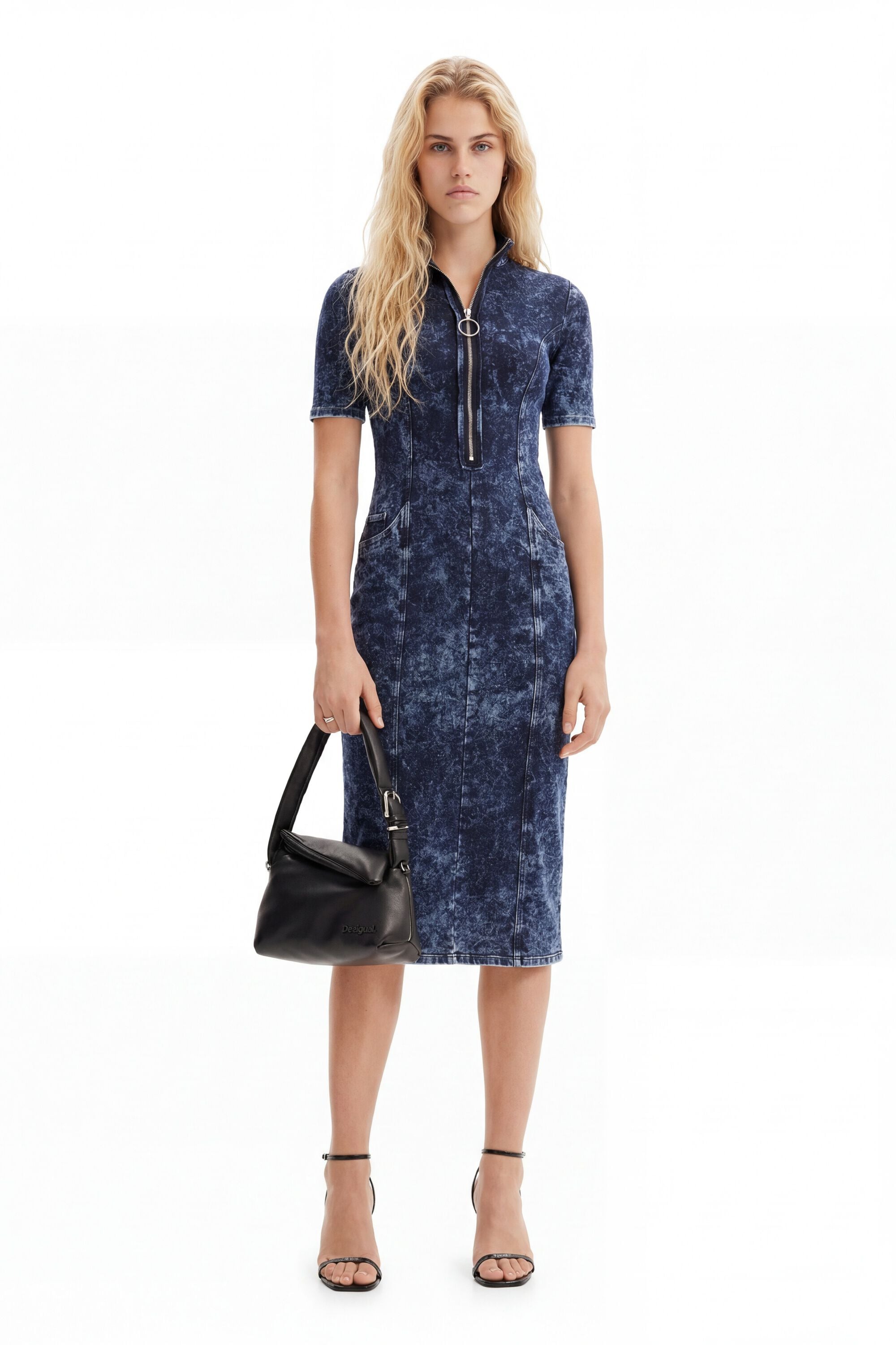 Desigual Denimlook jurk