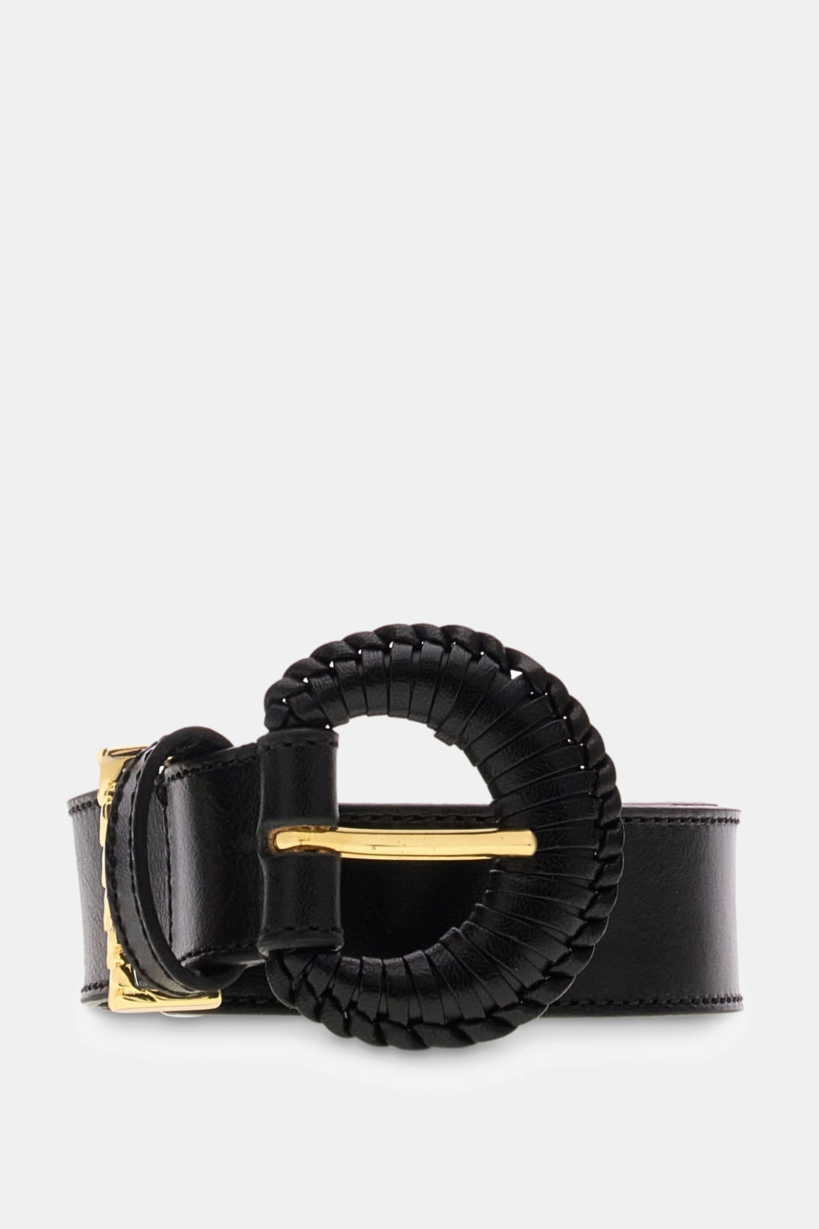 Guess Marciano Leren Riem in zwart