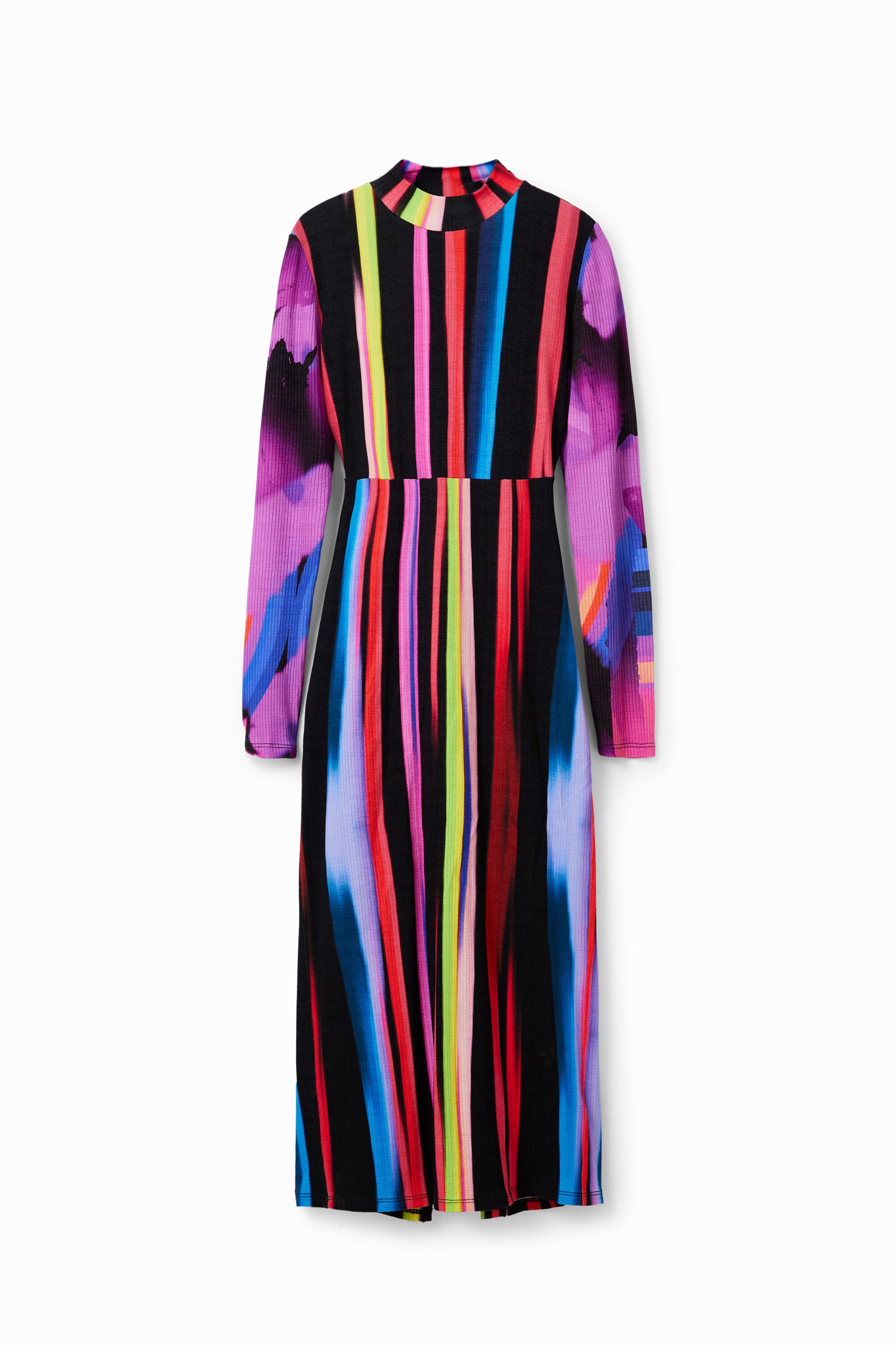 Desigual Gestreepte slim fit midi-jurk M. Christian Lacroix