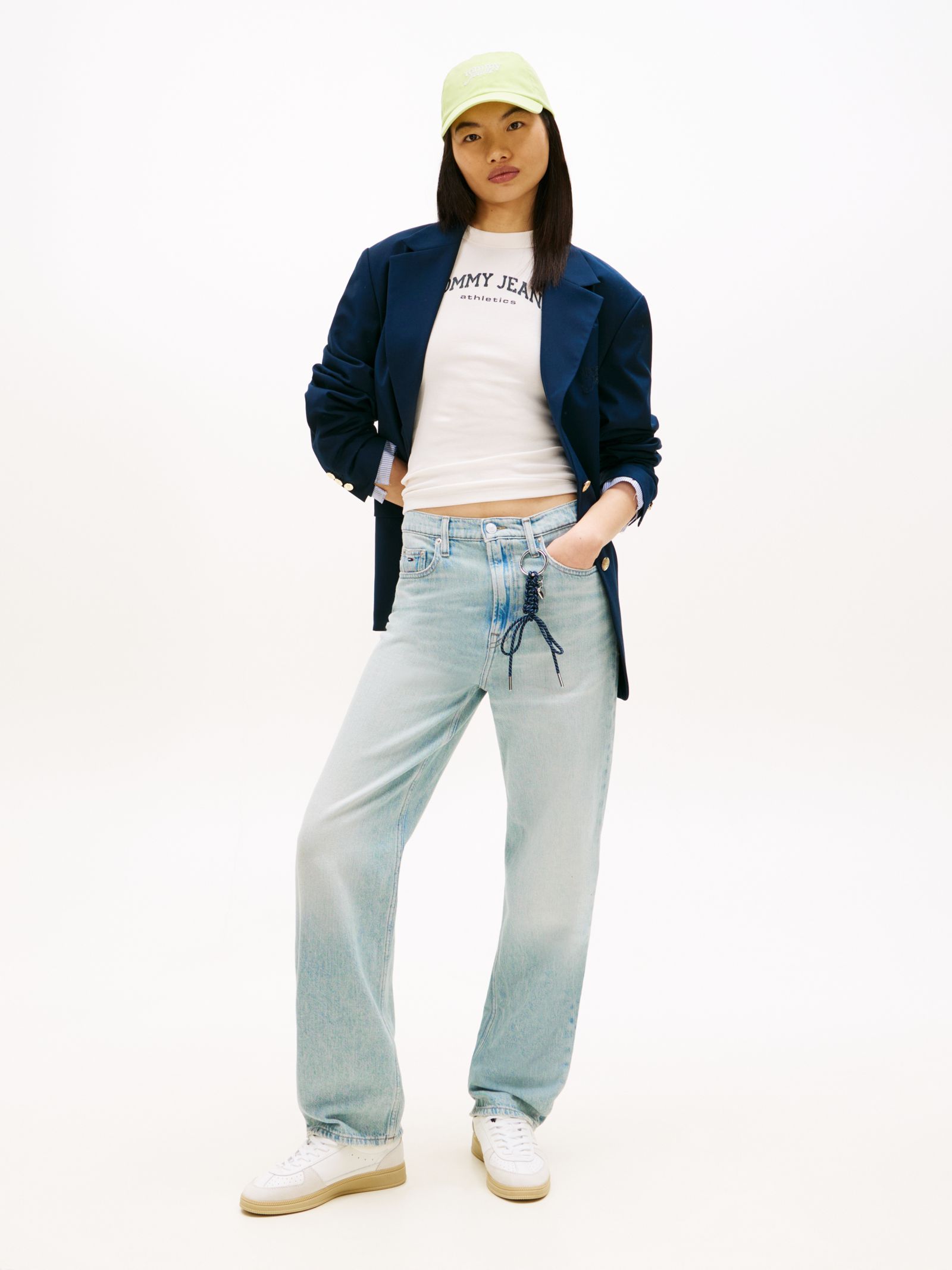 Tommy Jeans Layla High rise straight jeans in blauw