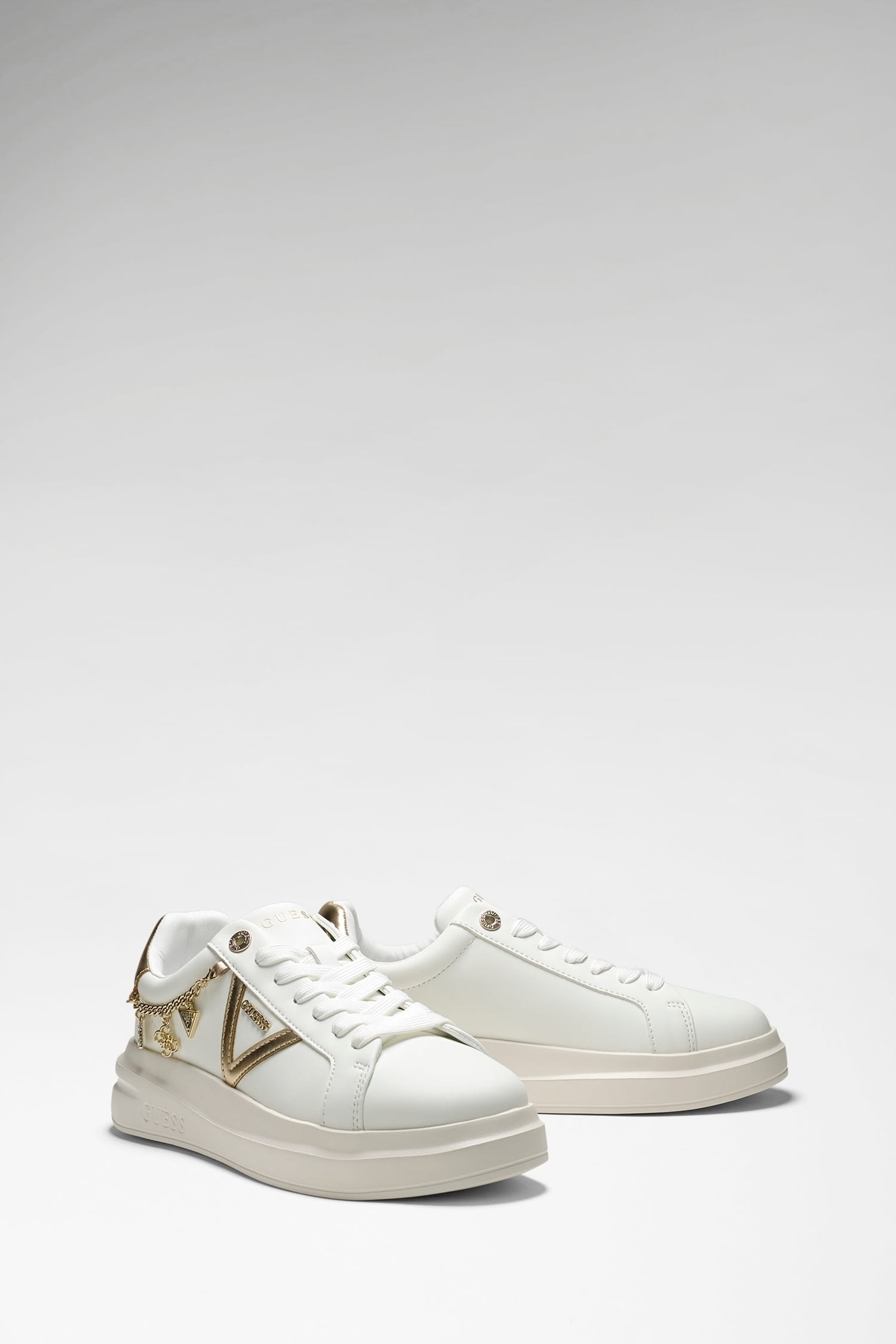 Guess Ebetts Sneakers Van Echt Leer