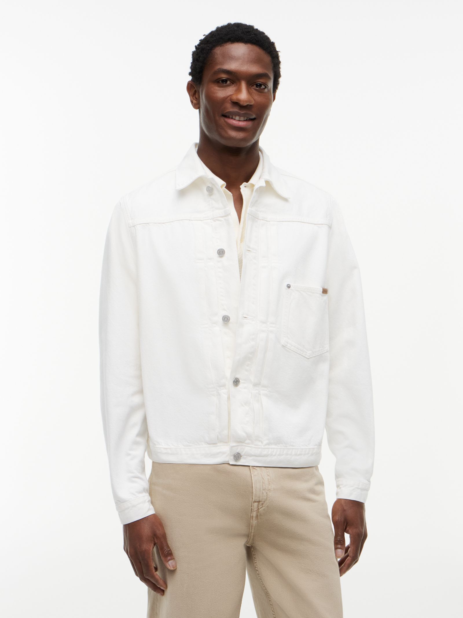Tommy Hilfiger Denim truckerjack met wassing
