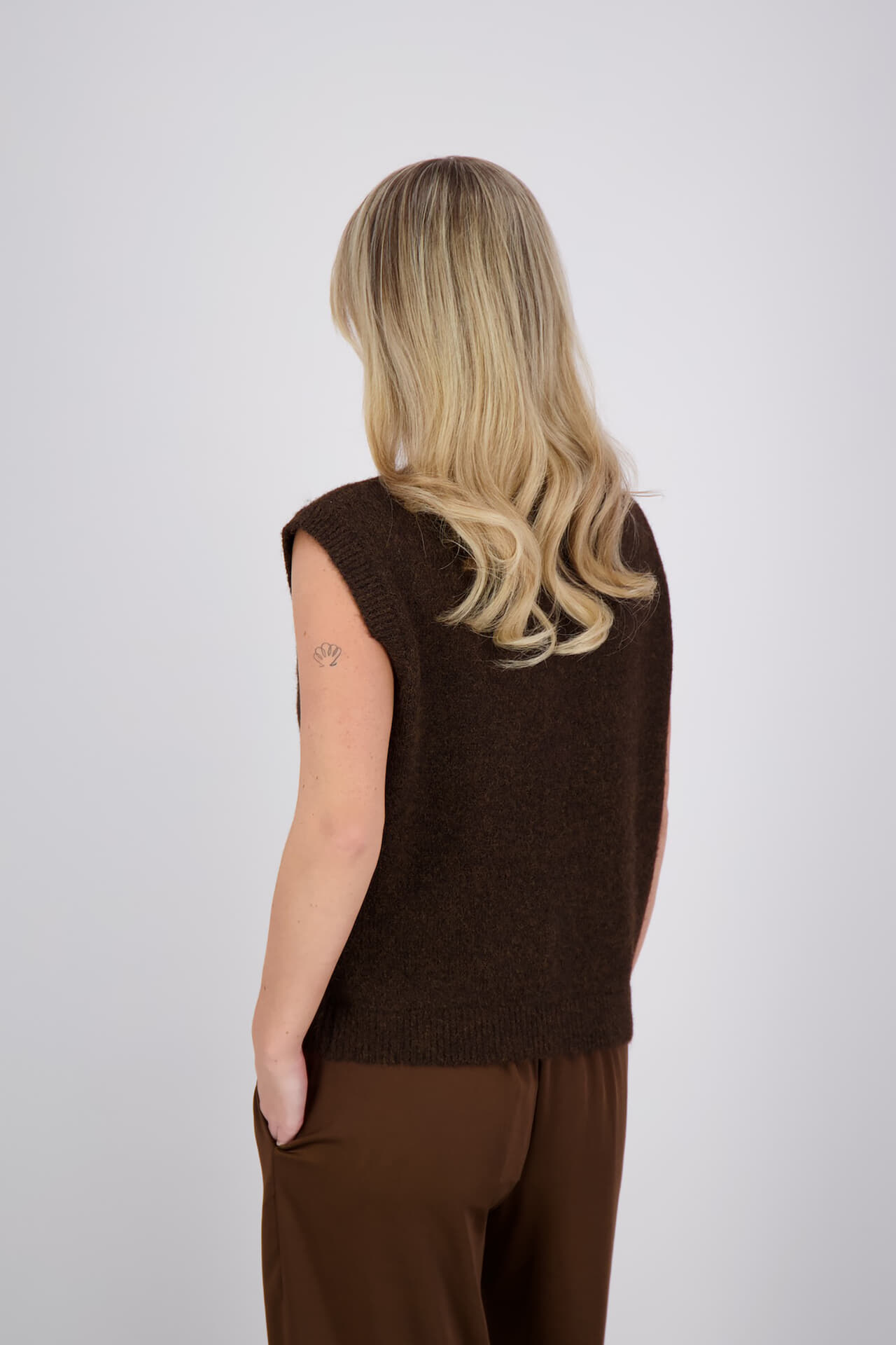 Vive La Femme Gilet Elvira Bruin dames