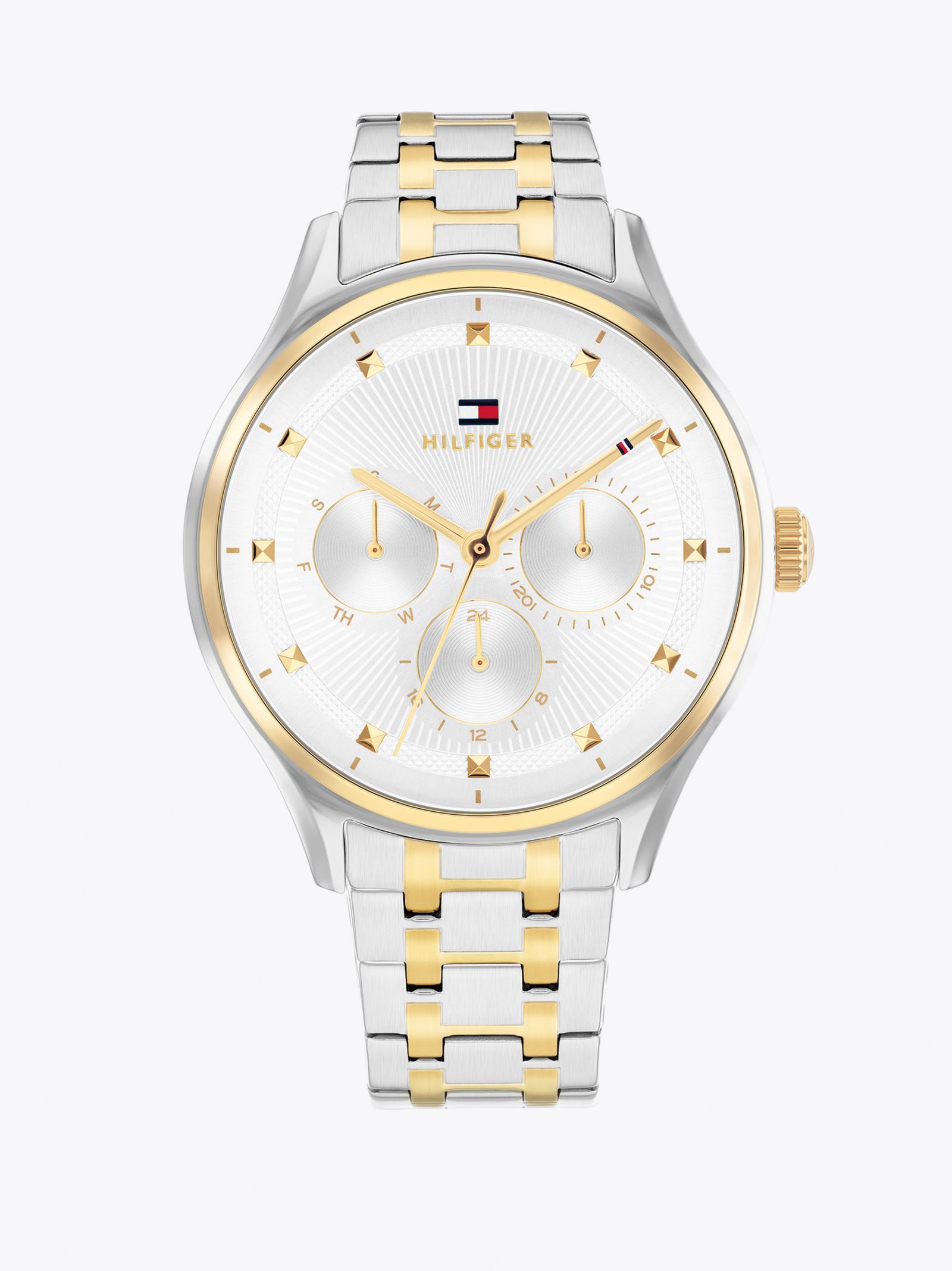 Tommy Hilfiger Tweekleurig verguld armbandhorloge