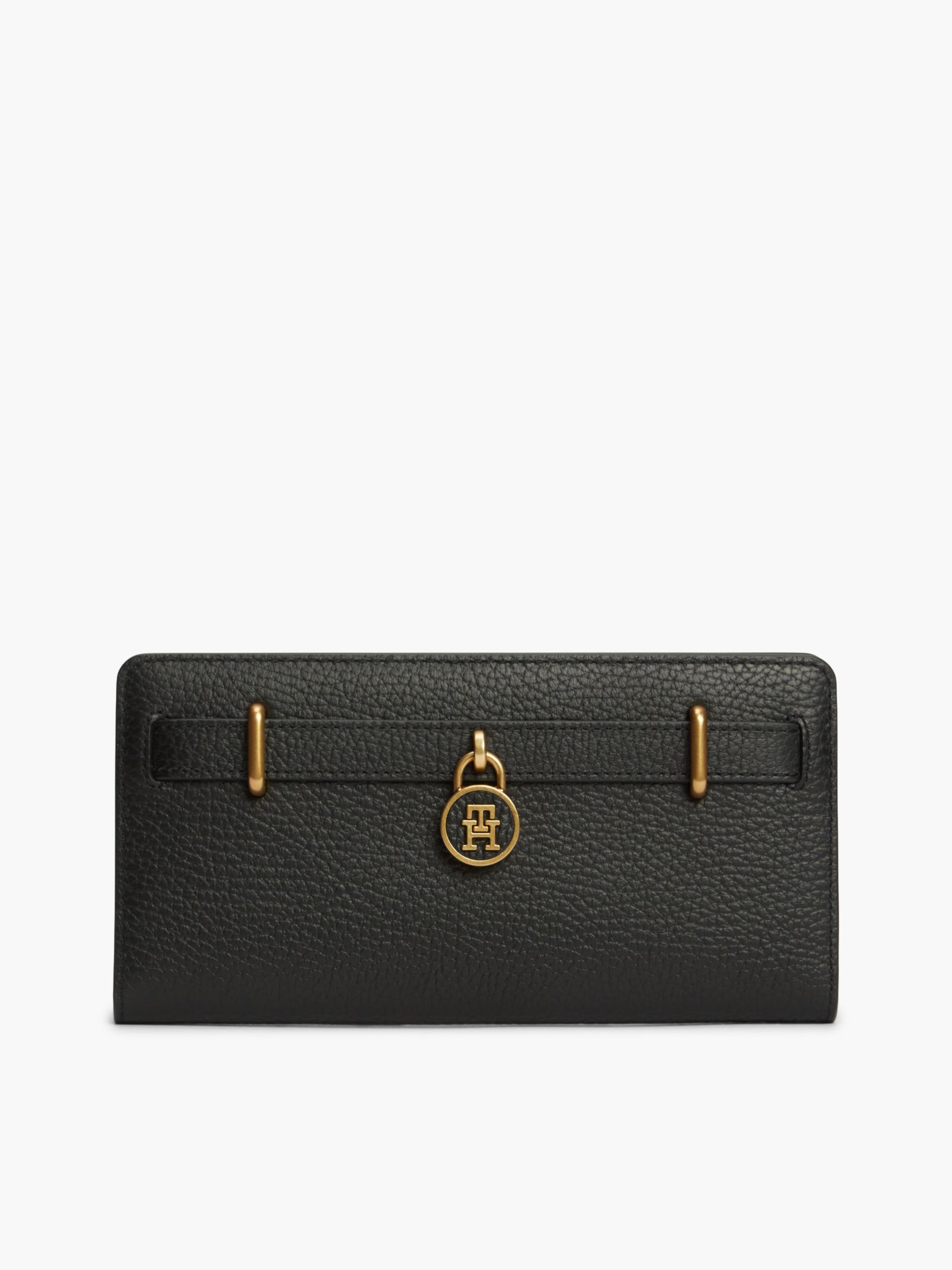 Tommy Hilfiger The American Icon leren bifold portemonnee in zwart