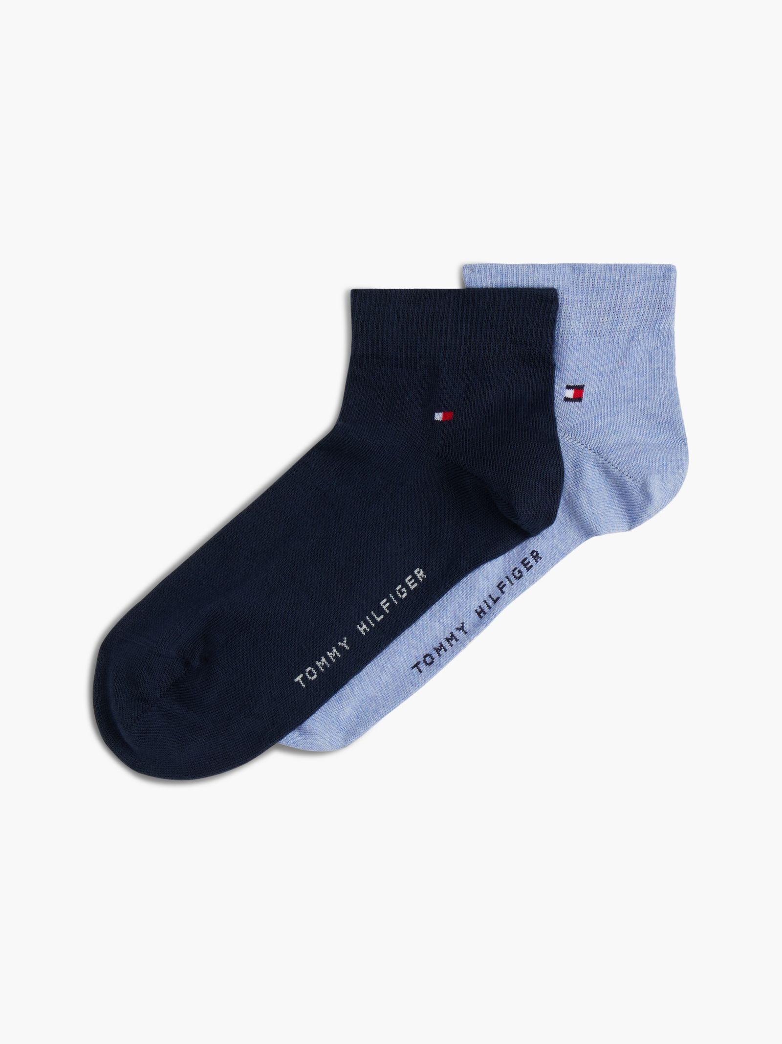 Tommy Hilfiger Set van 2 paar enkelsokken met geborduurde vlag for men