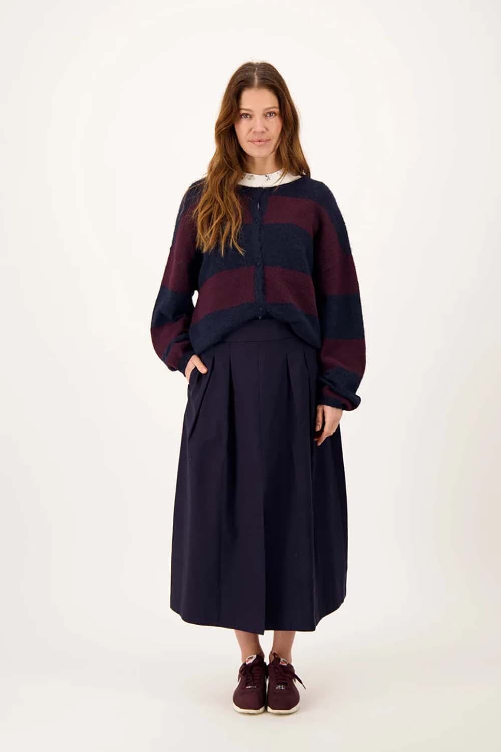 Zusss Vest Bordeaux Rood dames