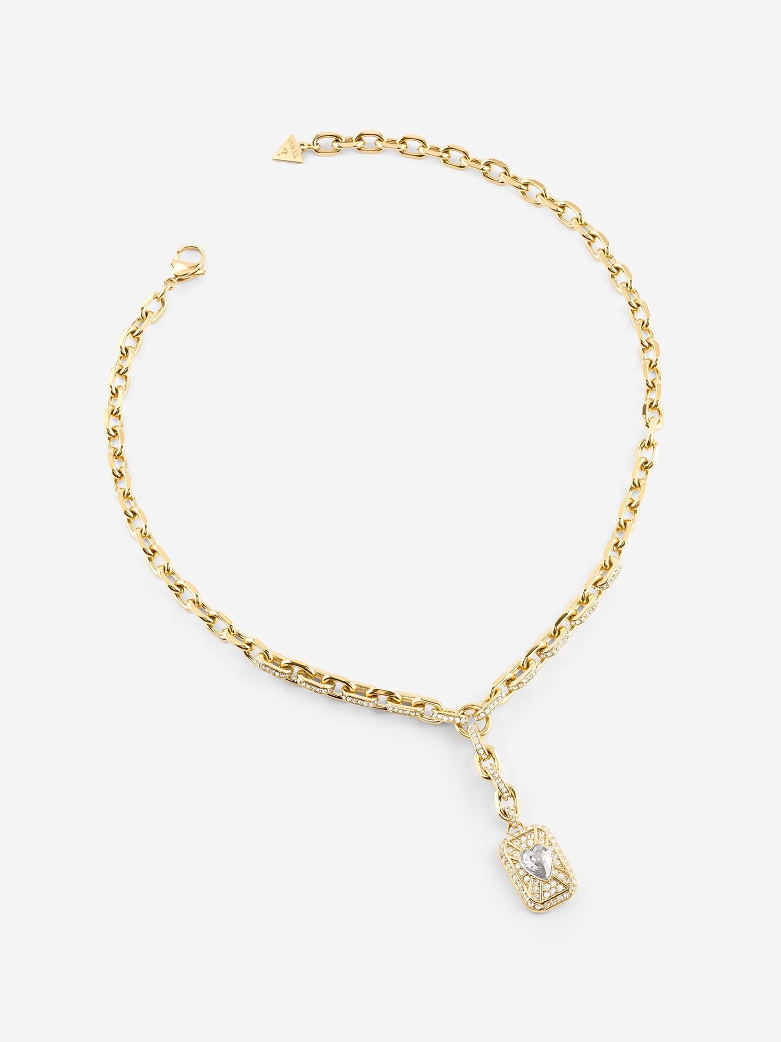 Guess Crystal Love Ketting in goud