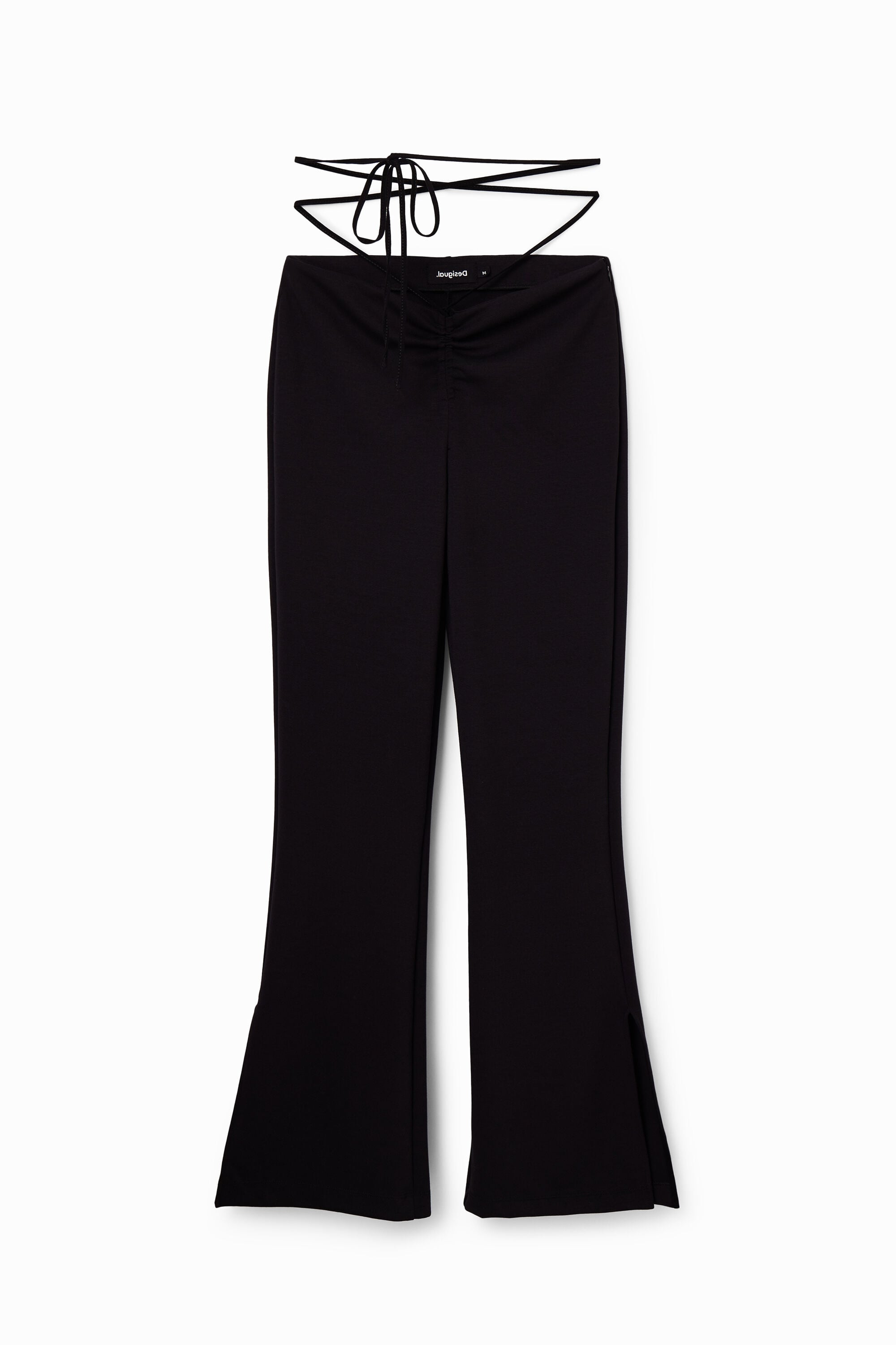 Desigual Gerimpelde broek met strik