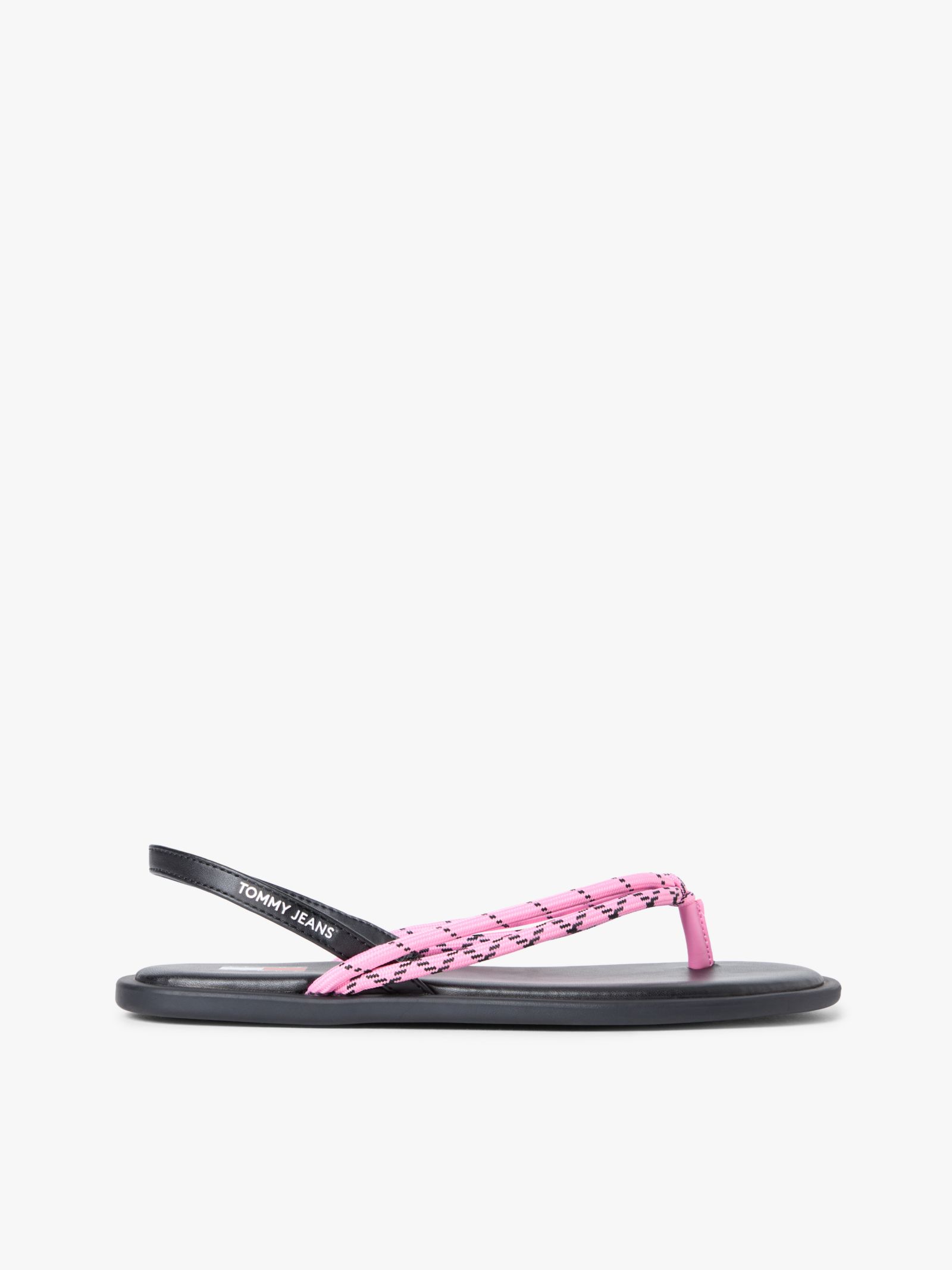 Tommy Jeans Teenslipper met slingback en koordbandjes
