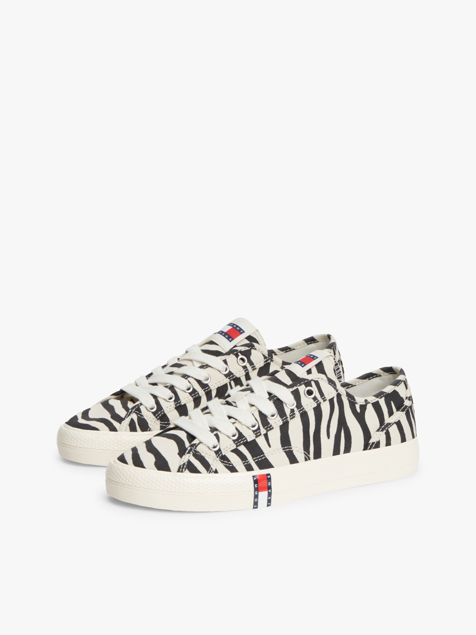 Tommy Jeans Archive sneaker met zebraprint