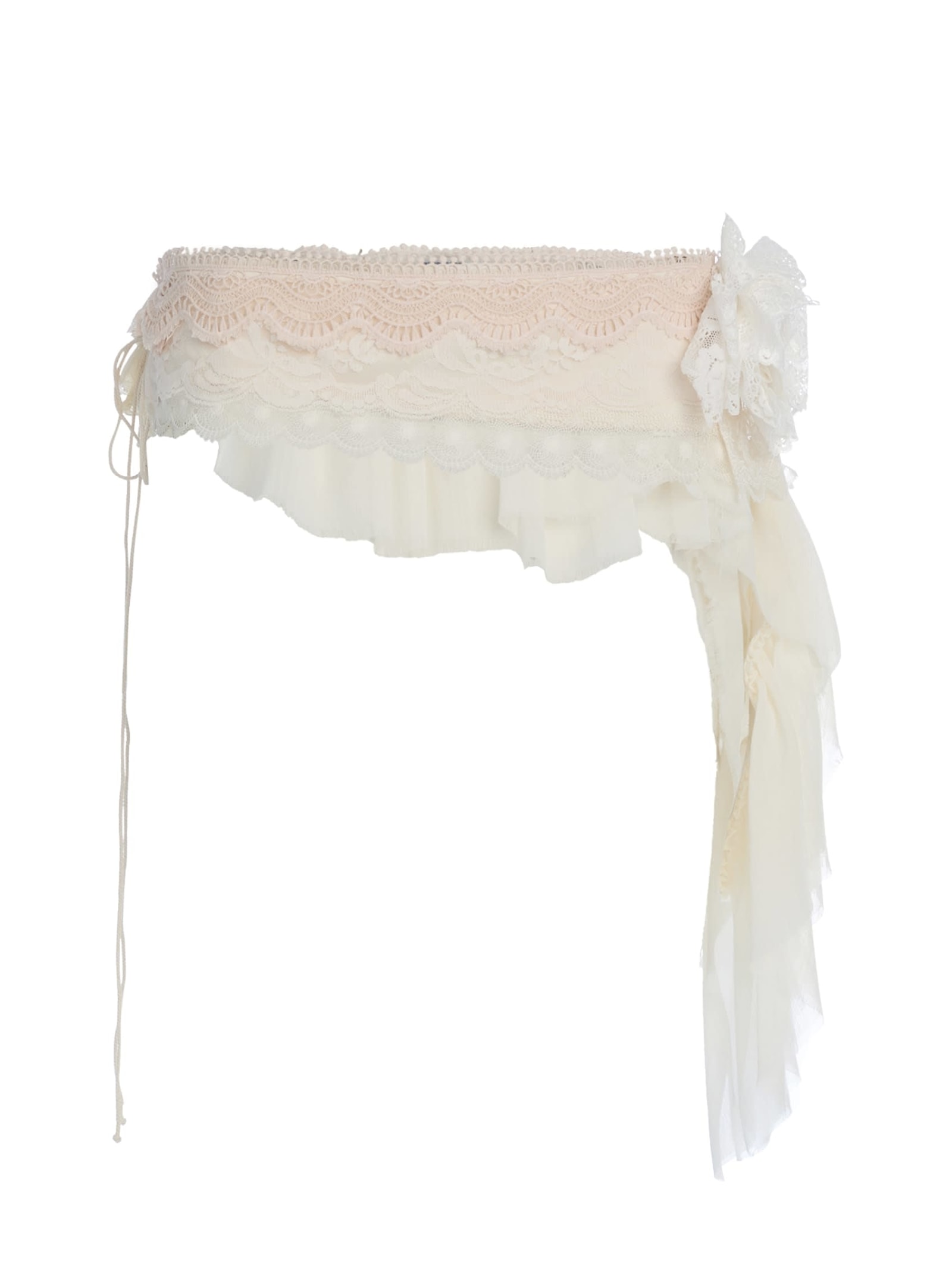 Guess Rok Met Kanten Lagen