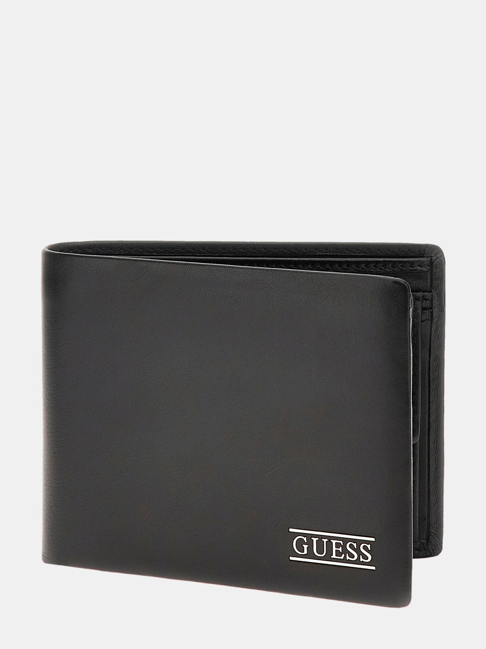 Guess Portefeuille New Boston Echt Leer