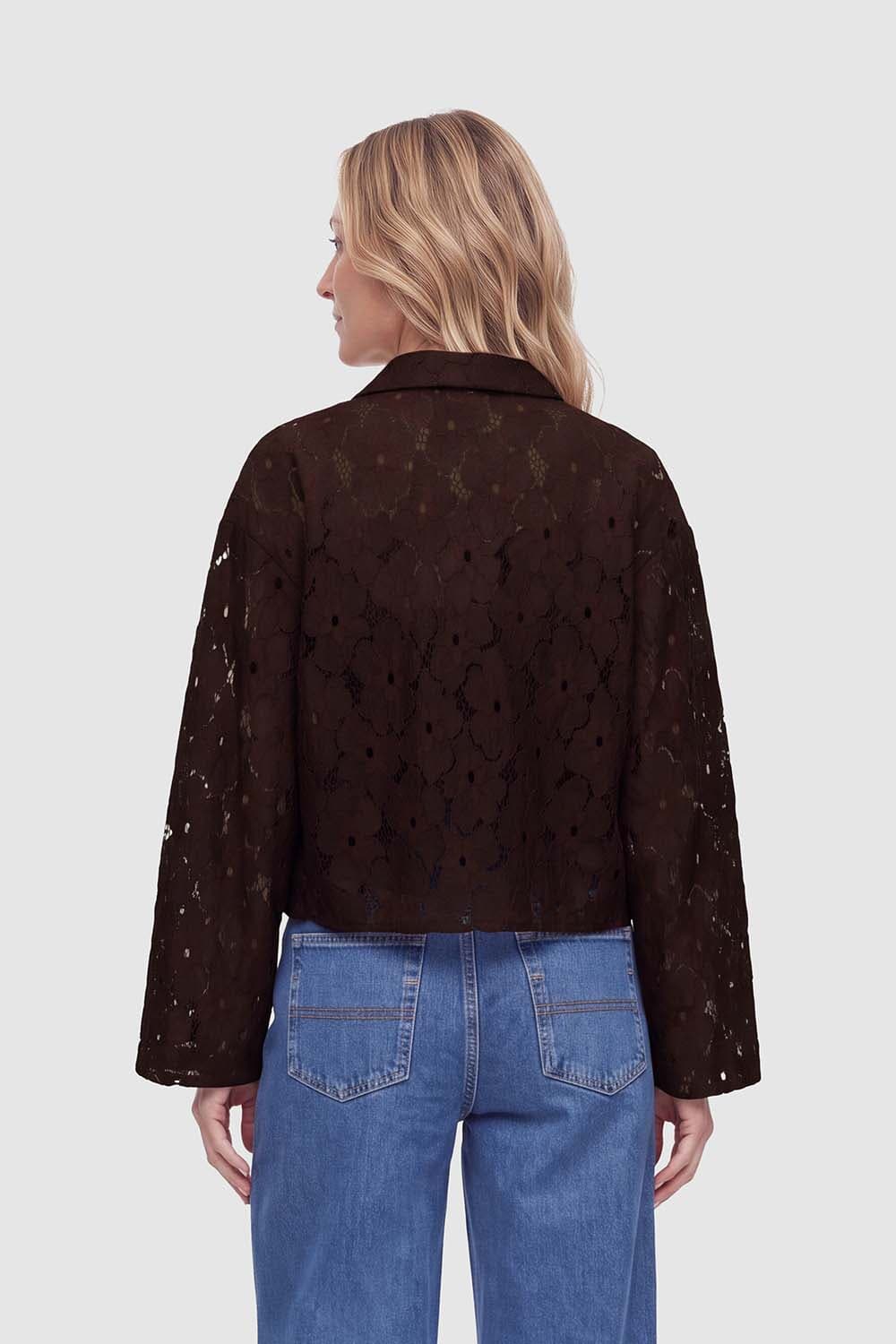 Vila Blouse Tonato Bruin dames