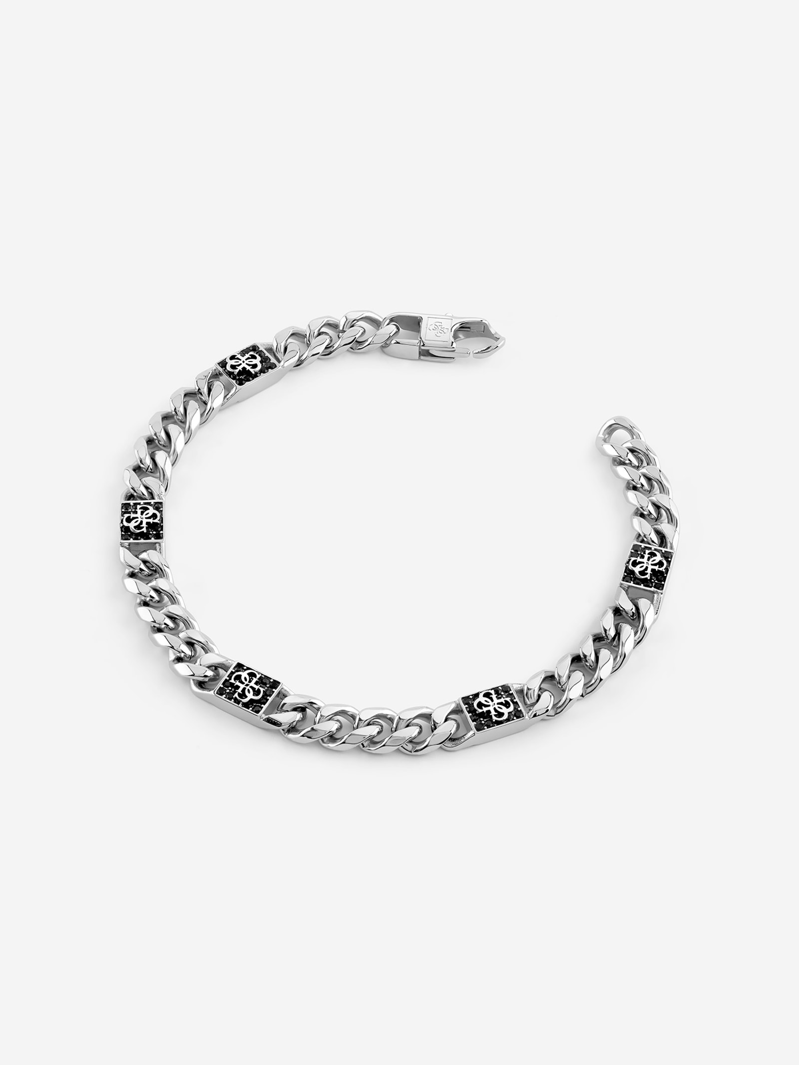 Guess 4G Frontiers Armband in zilver