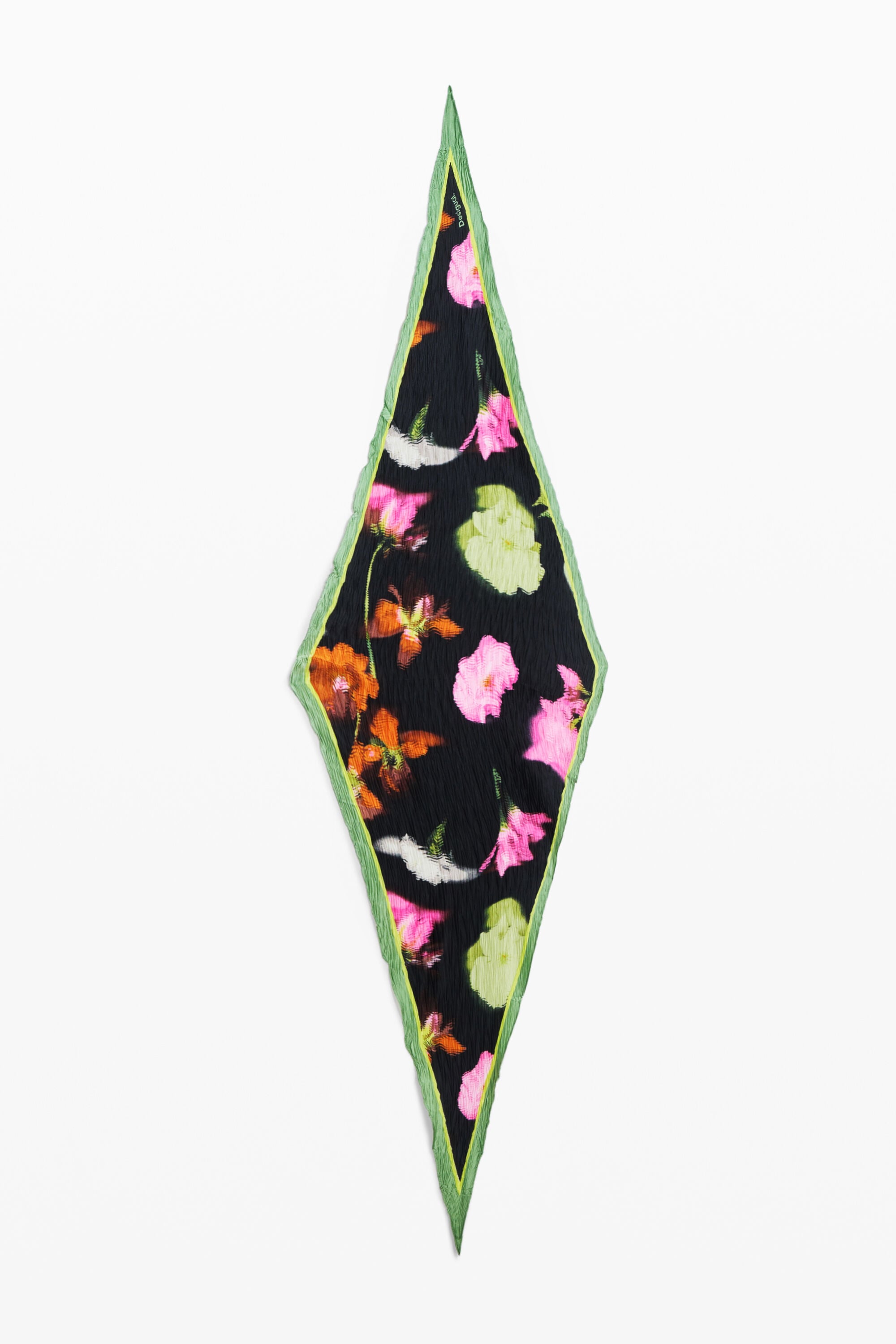Desigual Geplooide bloemen sjaal