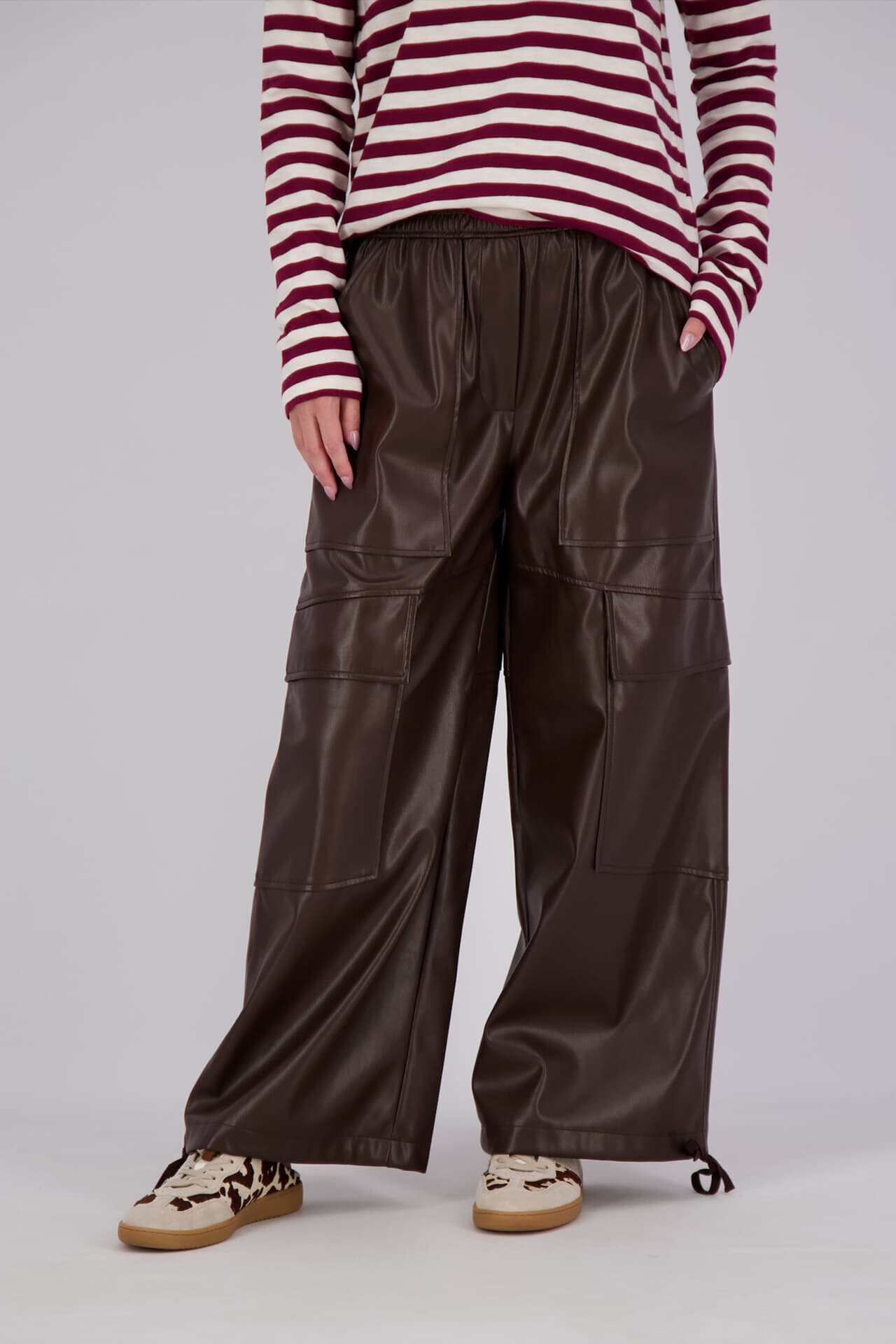 The Shirt Project Broek Bruin dames