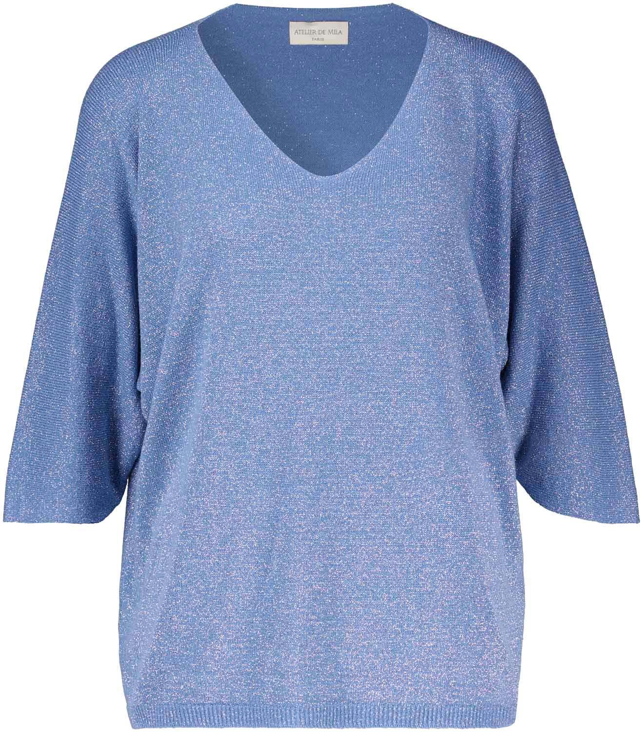 Bomont Glitter Top Blauw dames