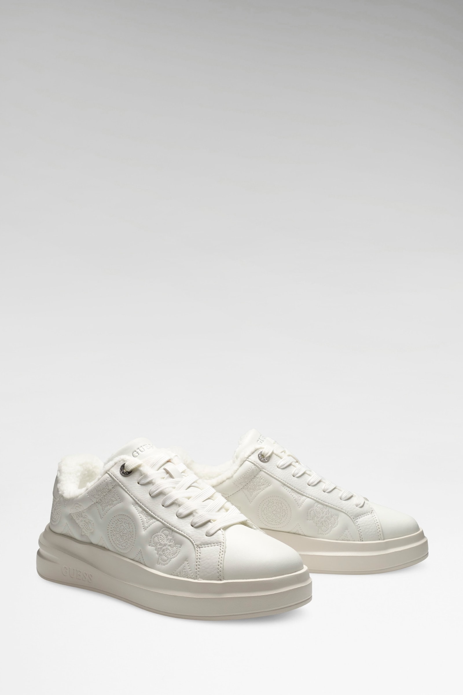 Guess Estrela Sneakers Van Echt Leer