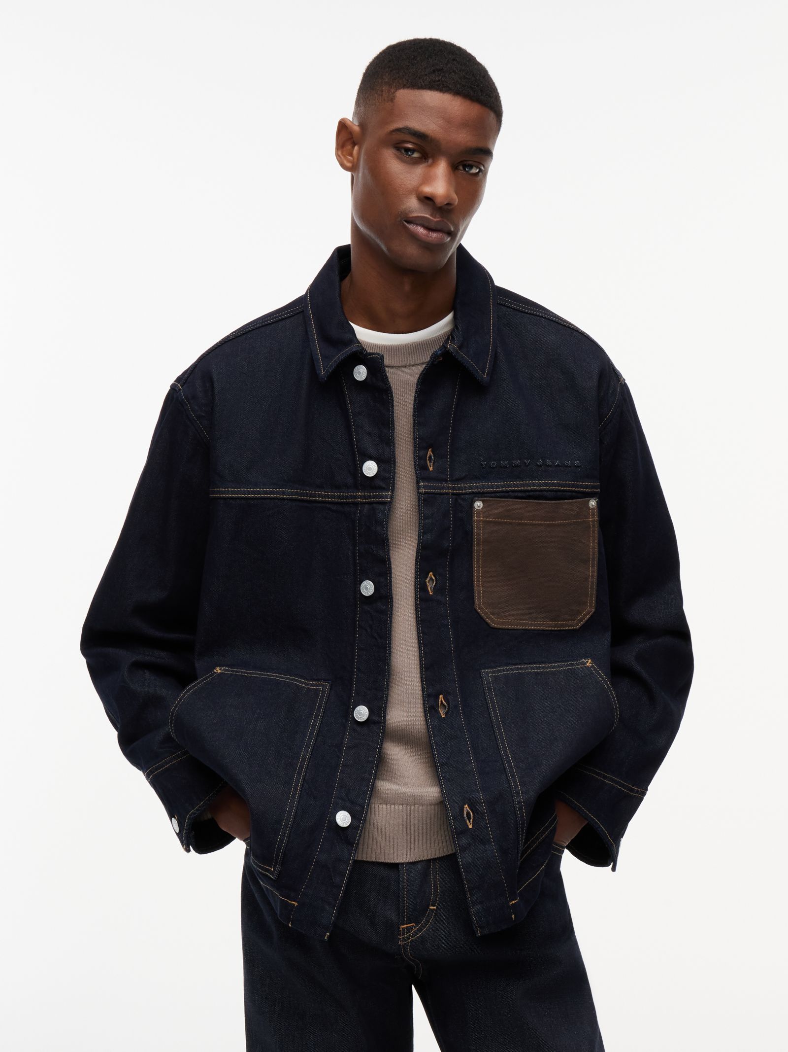 Tommy Jeans Relaxed denim chore jacket