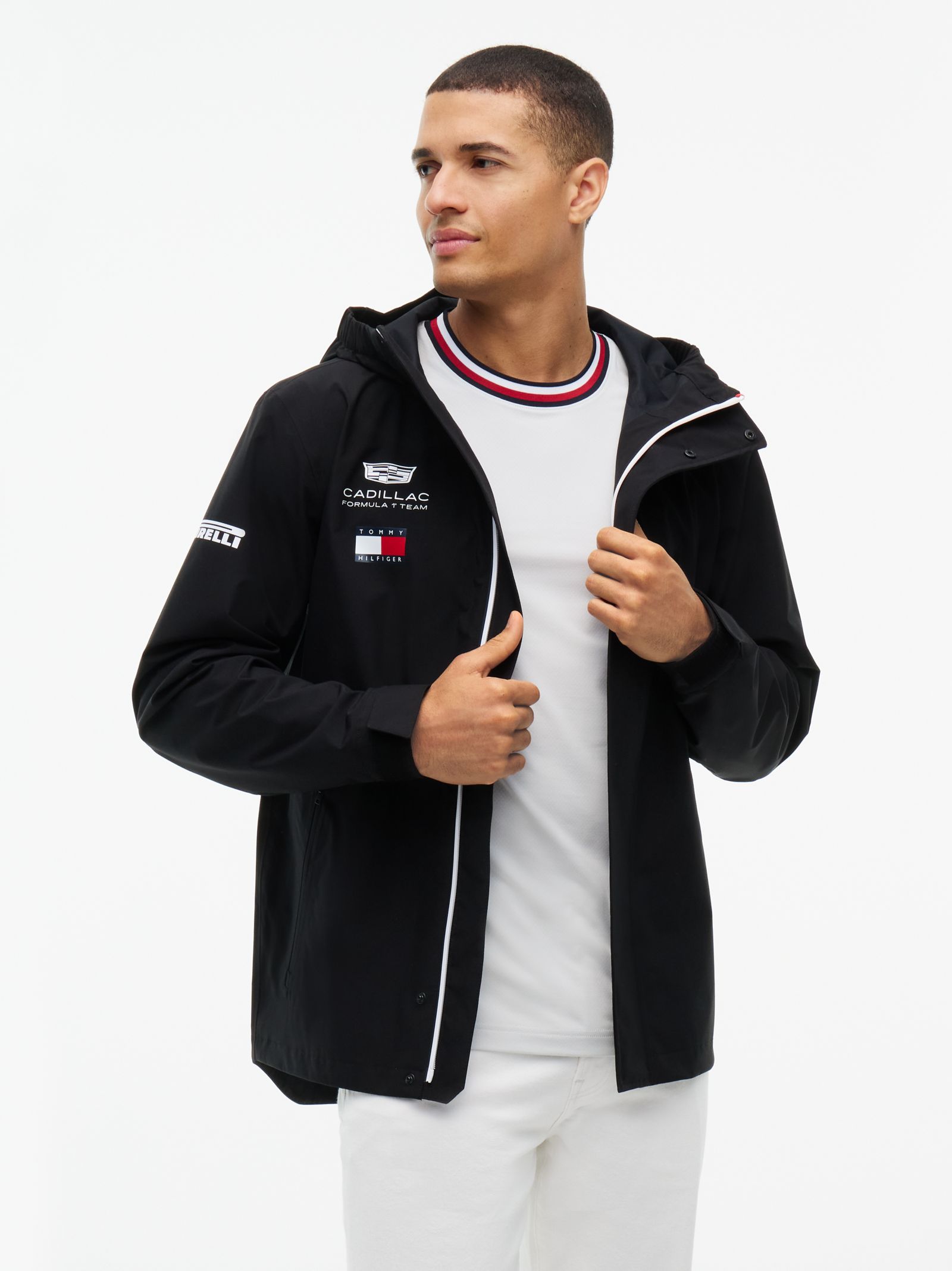 Tommy Hilfiger TH X Cadillac Formula 1® Team Tech jack met capuchon