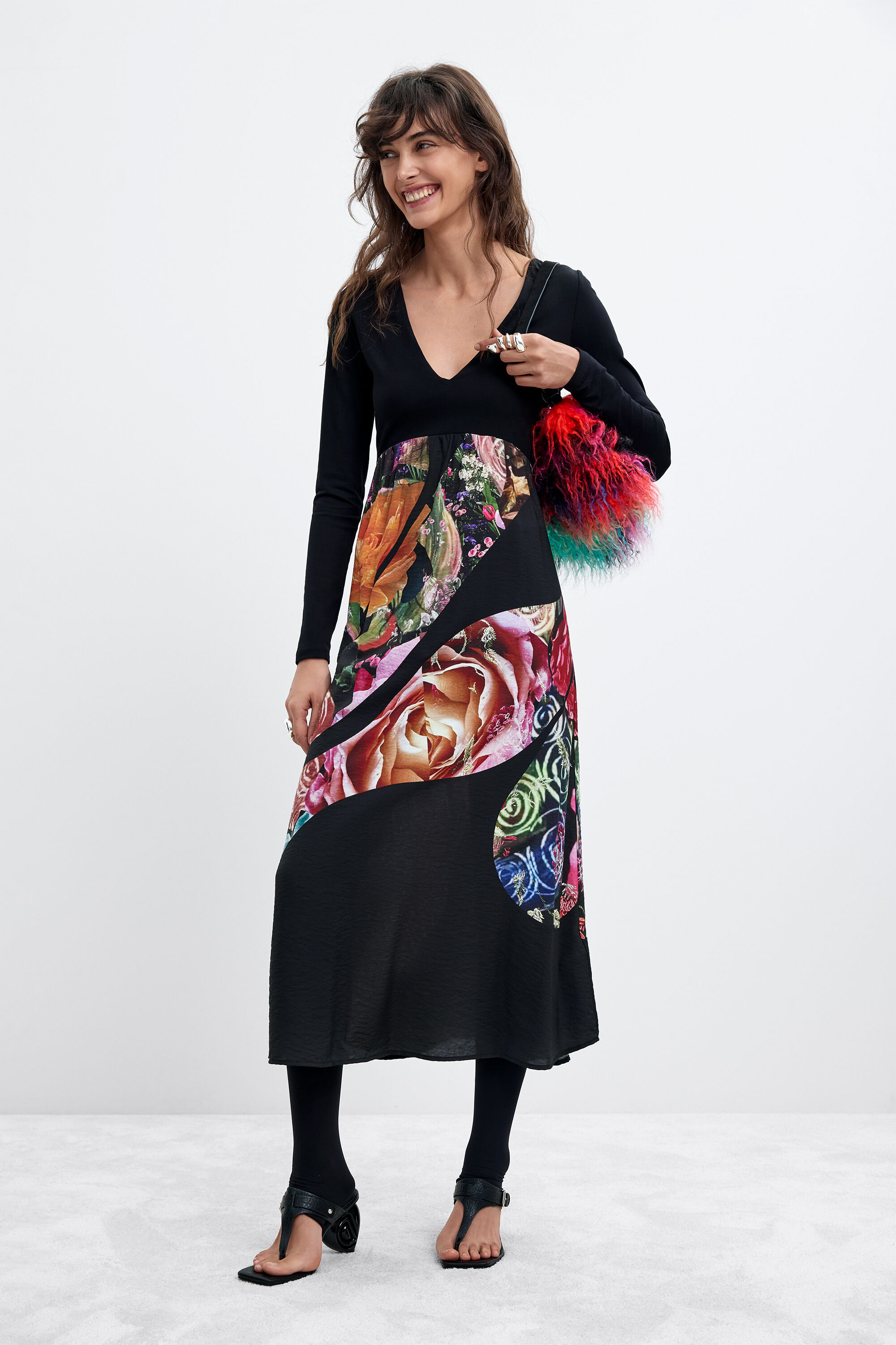 Desigual Bedrukte Midi Jurk M. C. Lacroix