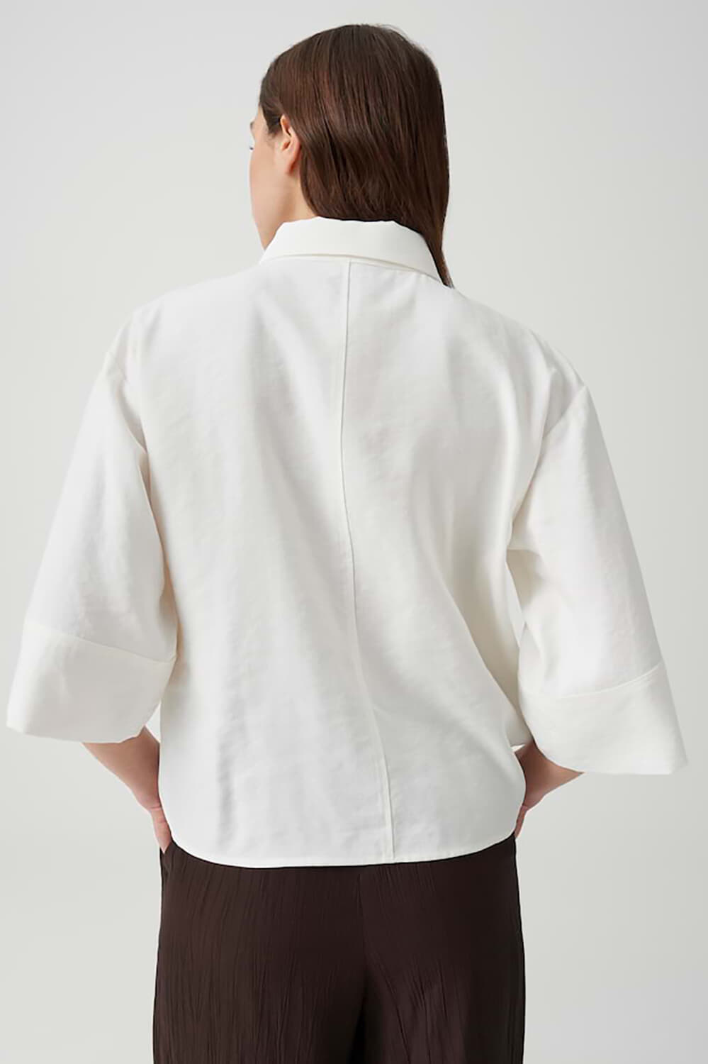 Opus Overhemdblouse Fotori Off White dames