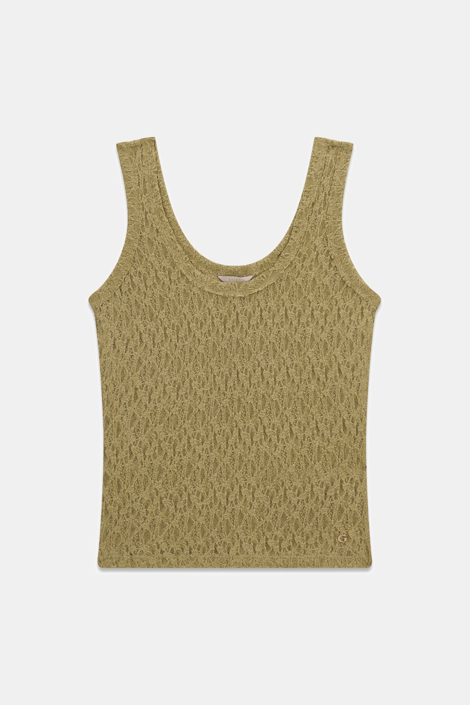 Guess Kanten Tanktop in beige