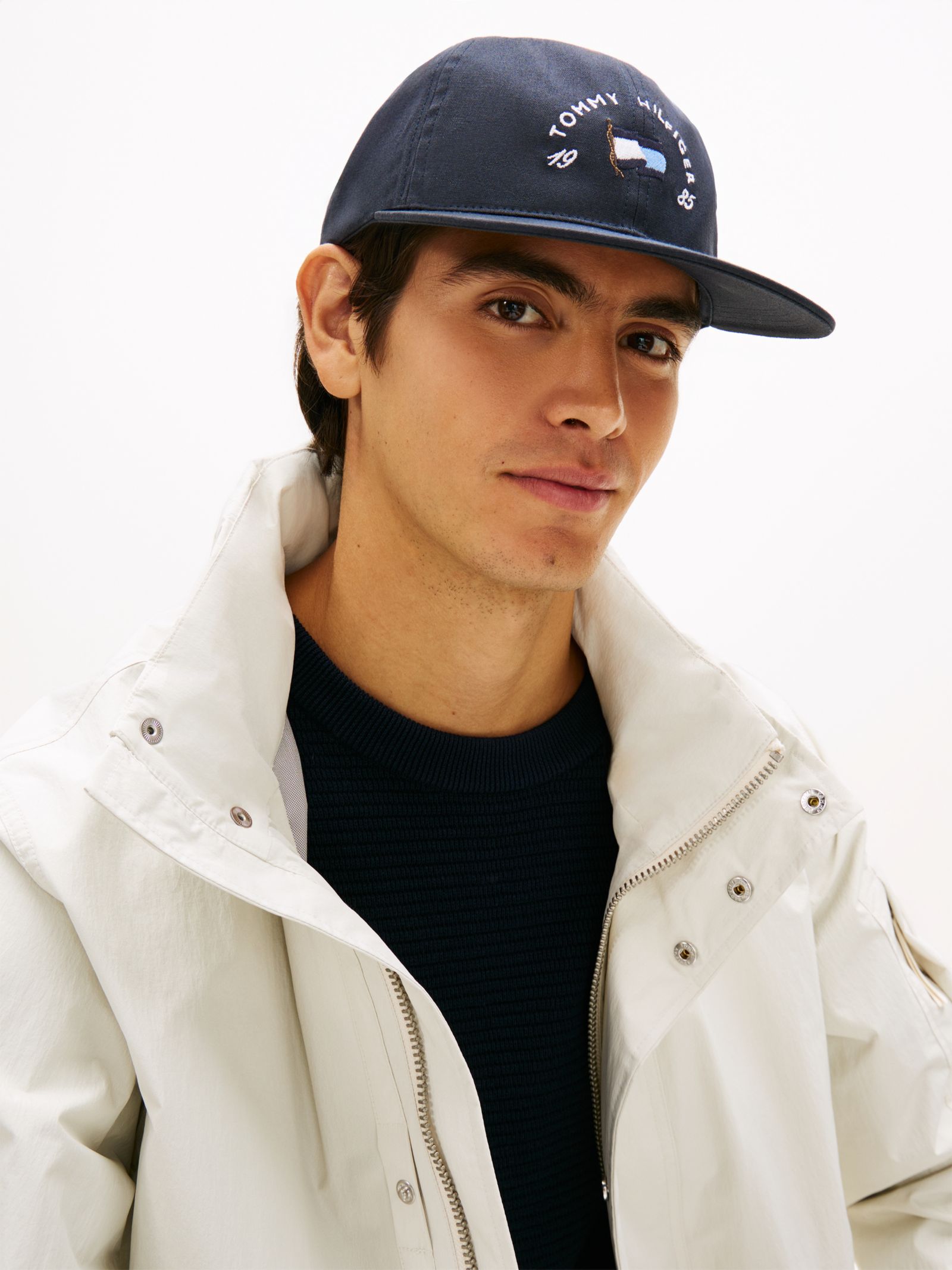Tommy Hilfiger Heritage Canvas baseballpet met geborduurd logo