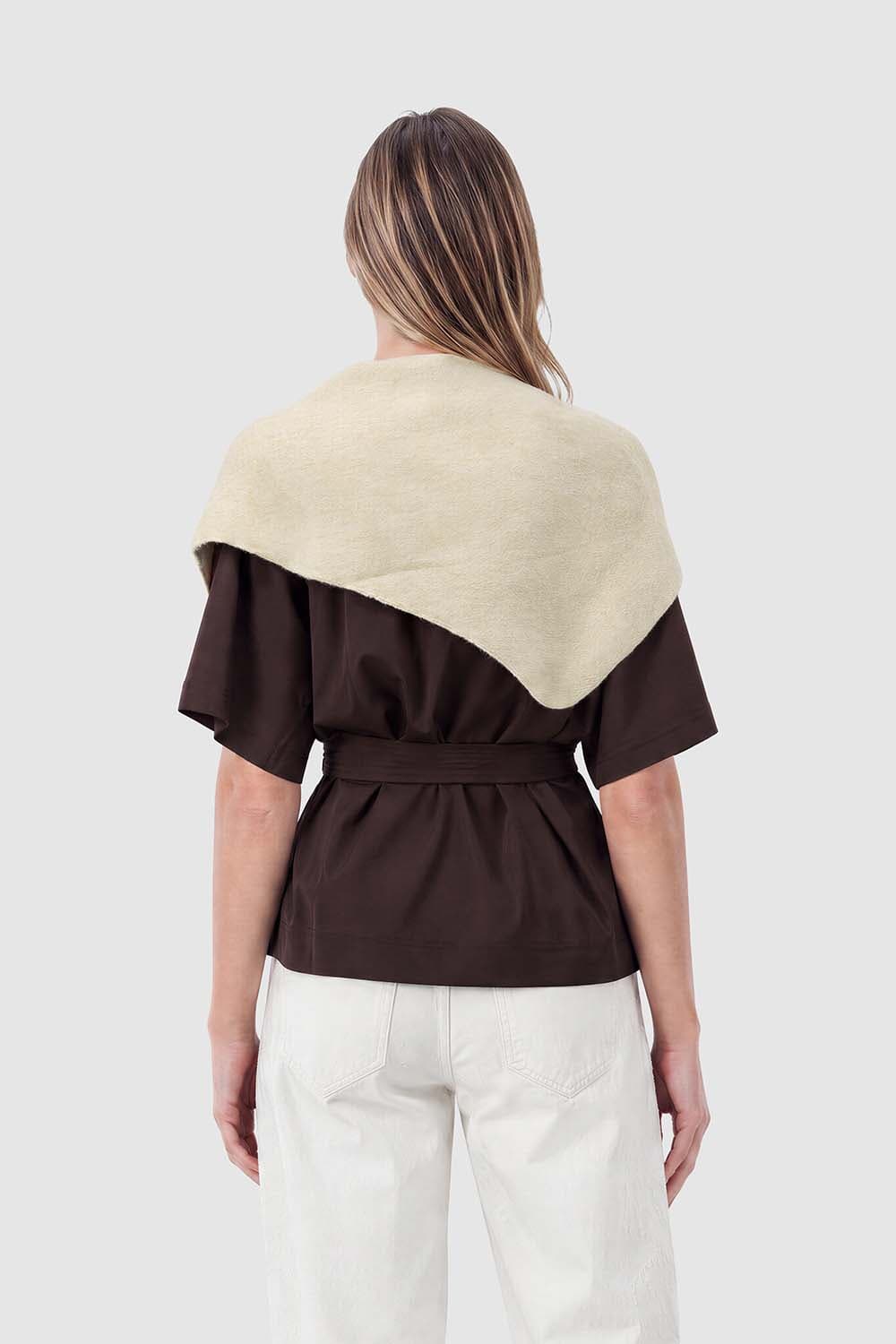 Zo Sjaal Taupe dames in beige