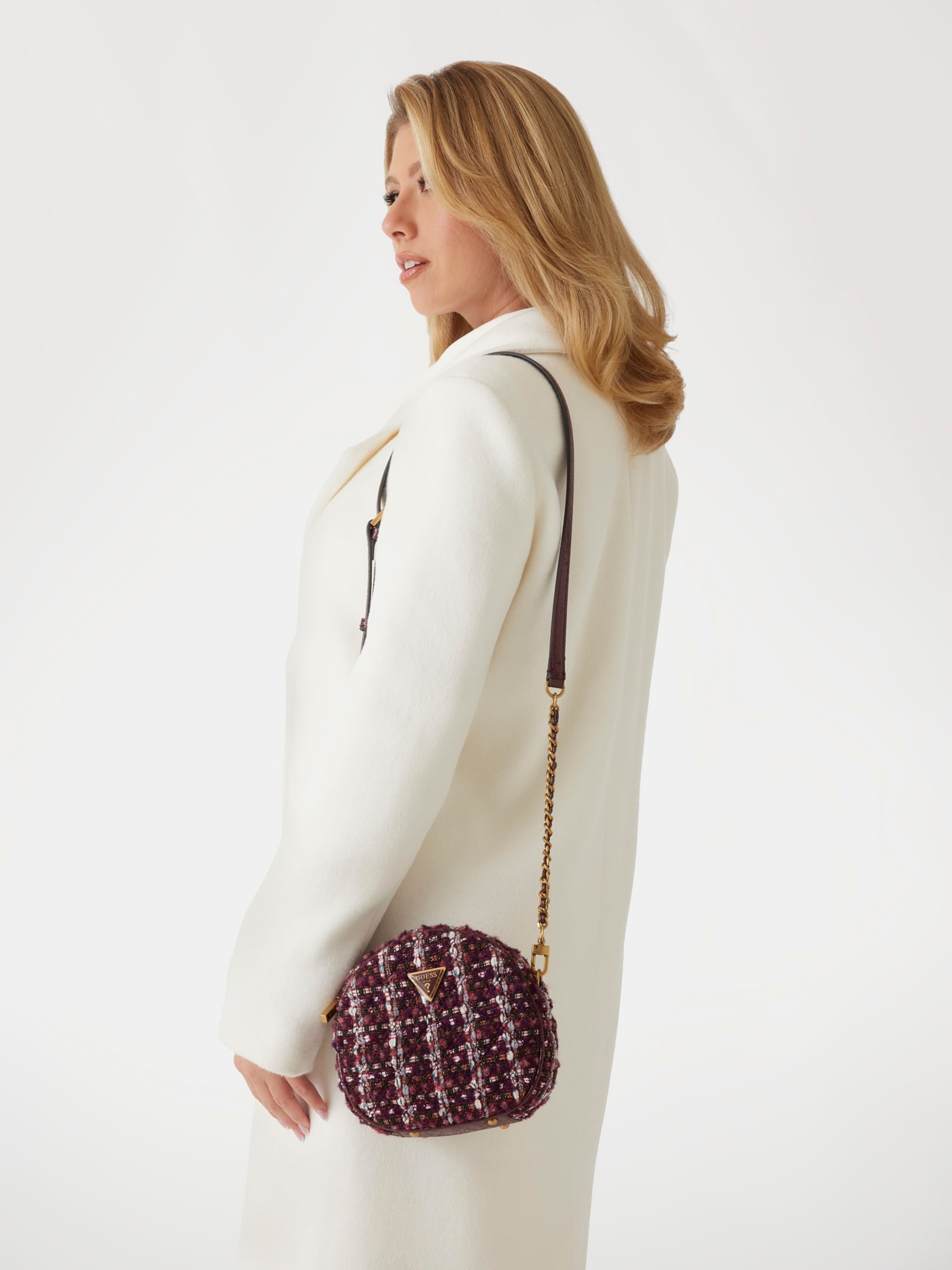 Guess Mini-Crossbody Giully Tweed