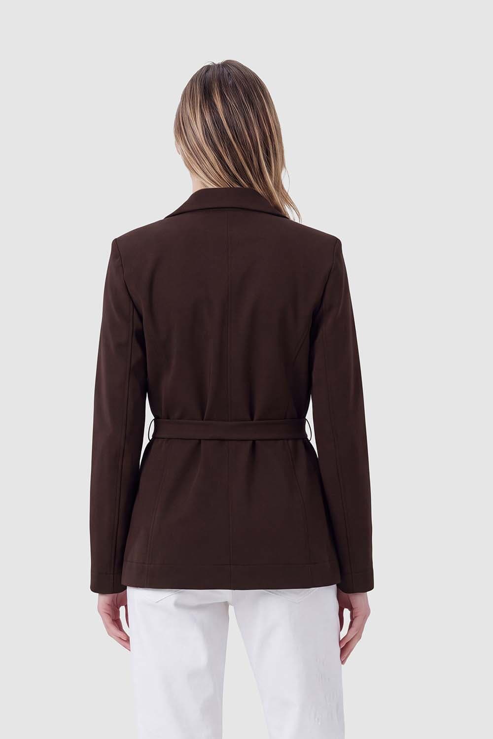Studio Anneloes Blazer Elin Bonded Bruin dames