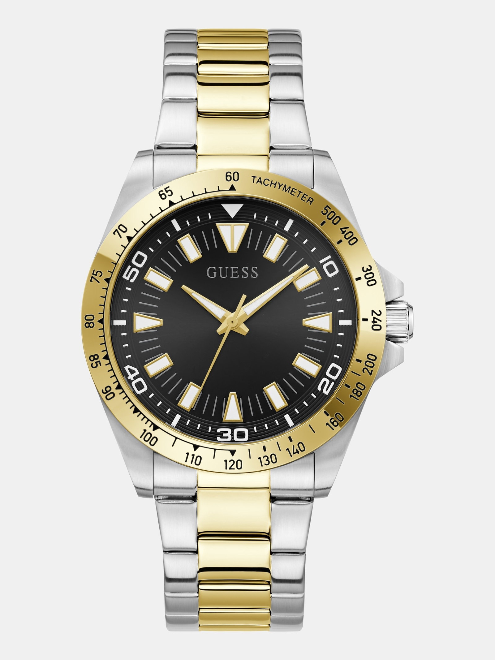 Guess Analoge Horloge Van Roestvrij Staal 42 Mm in zilver