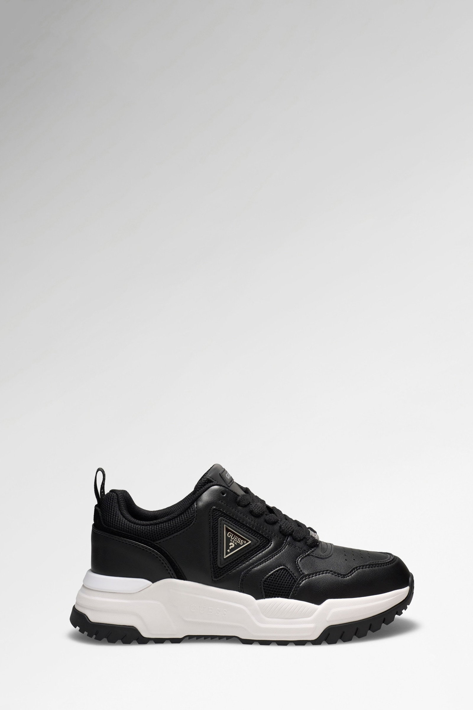Guess Helado Hardloopschoenen Van Imitatieleer in zwart