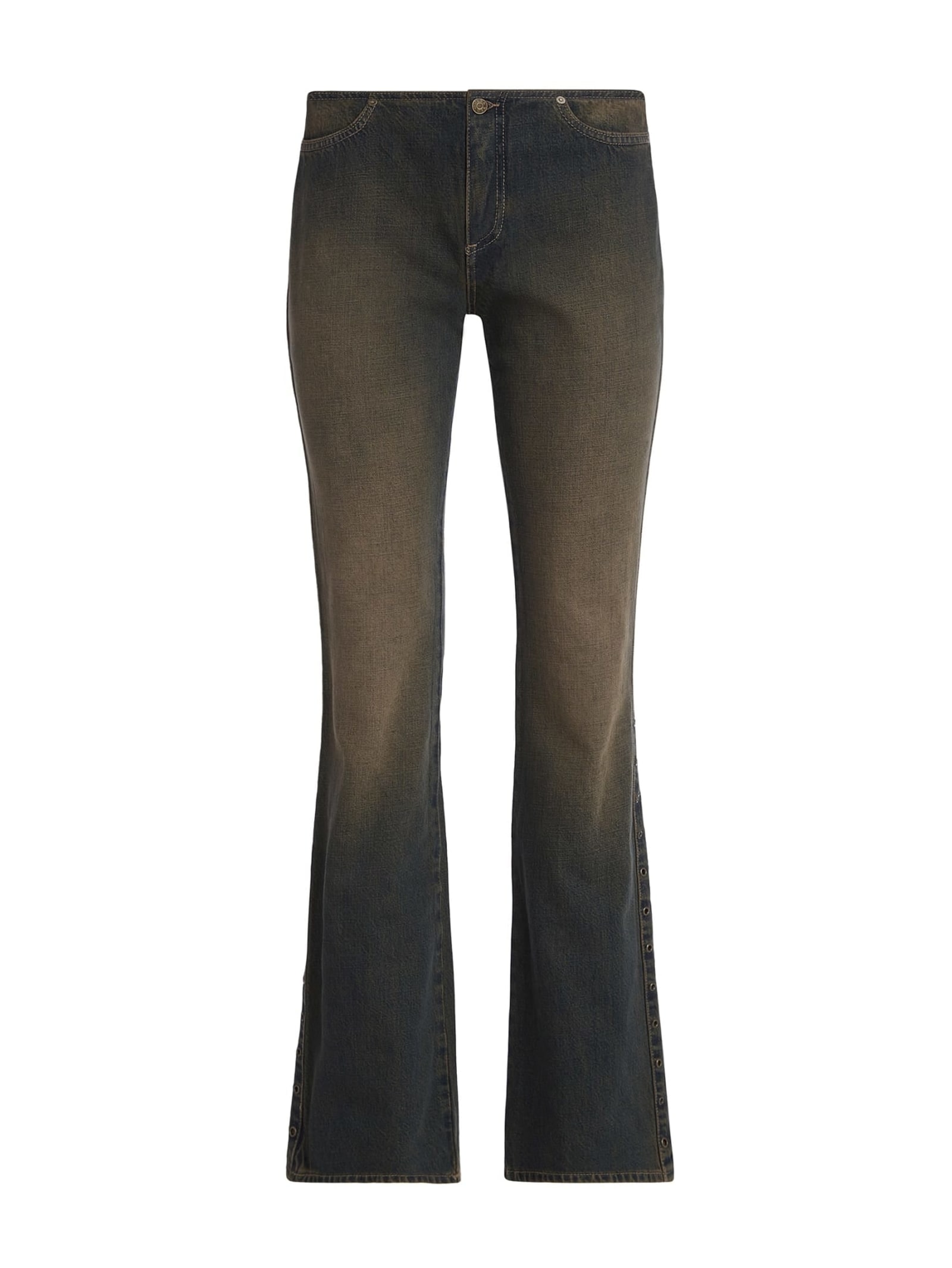 Guess Bootcut Spijkerbroek Met Lage Taille in bruin