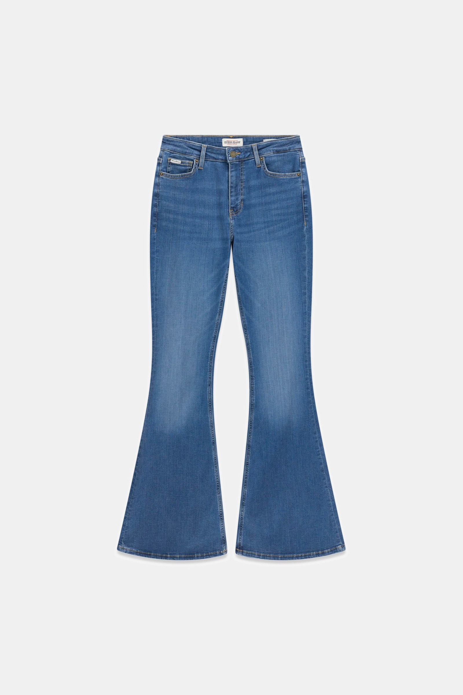 Guess Flare Jeans Met Hoge Taille in blauw
