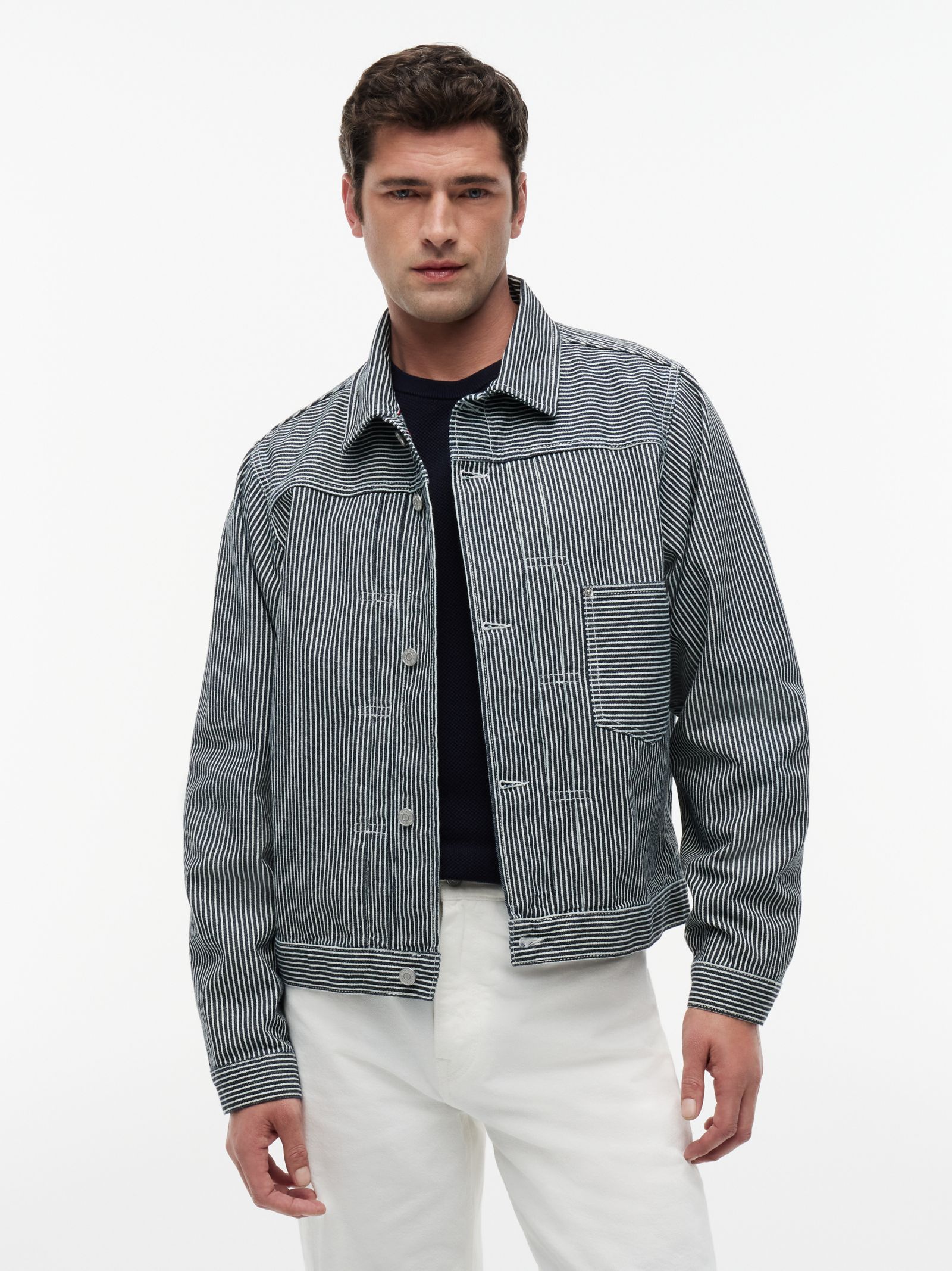 Tommy Hilfiger Gestreept denim jack