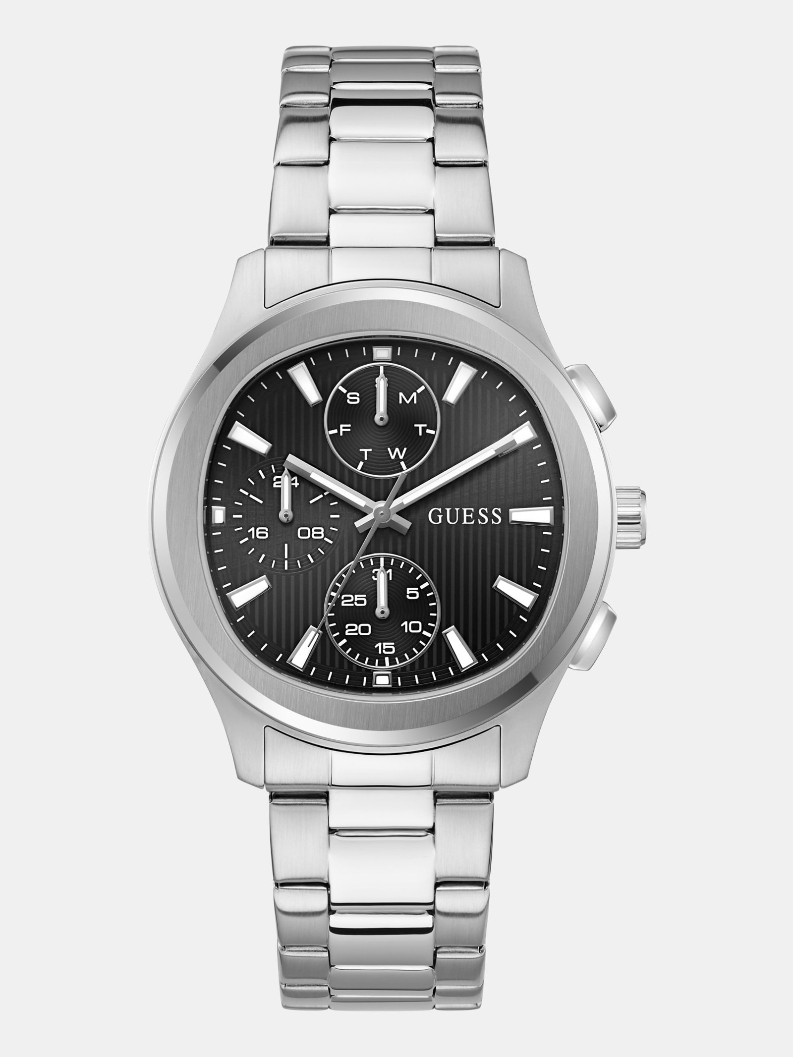 Guess Roestvrijstalen Multifunctioneel Horloge 40 Mm