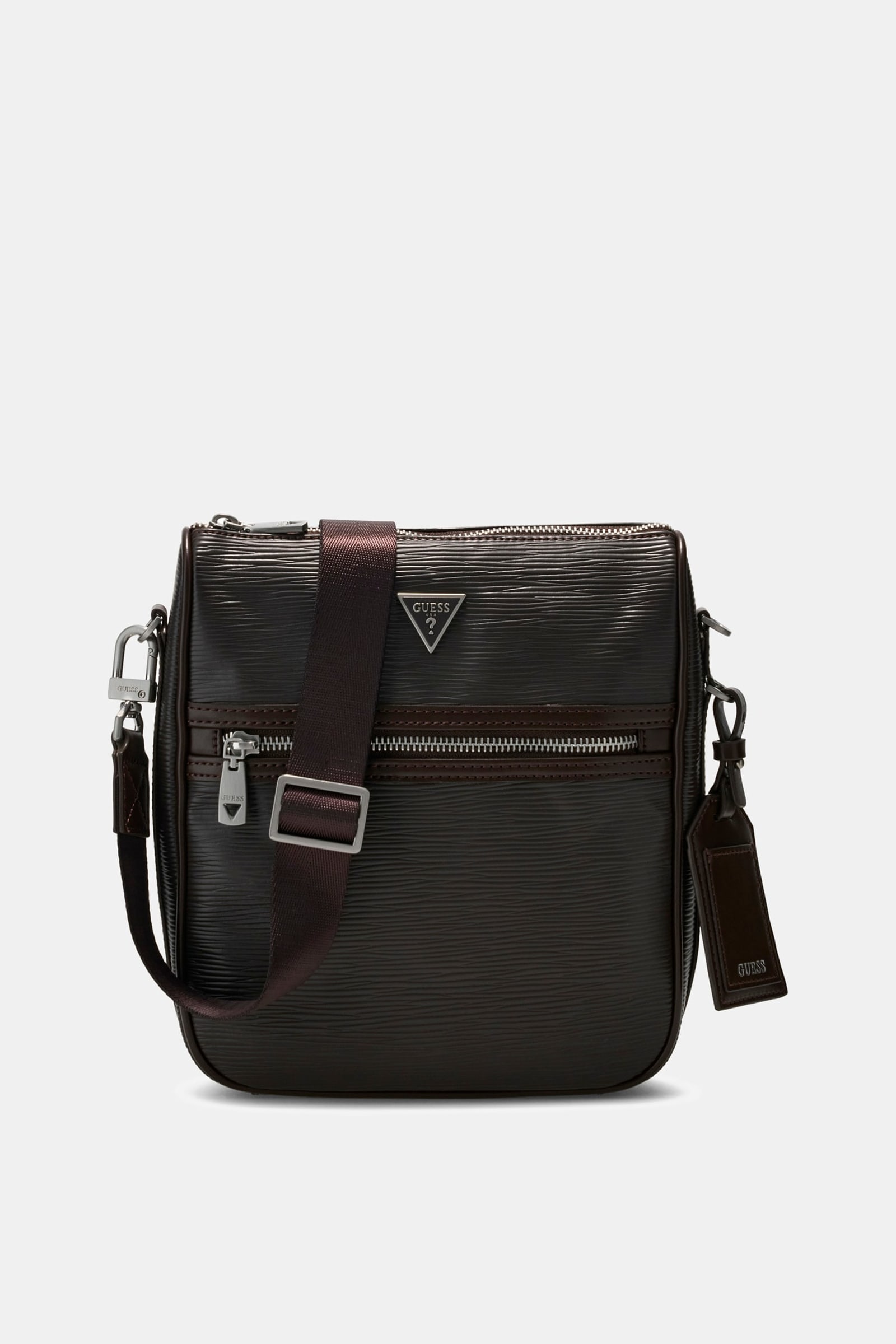 Guess Milano Mini Crossbody Tas in zwart