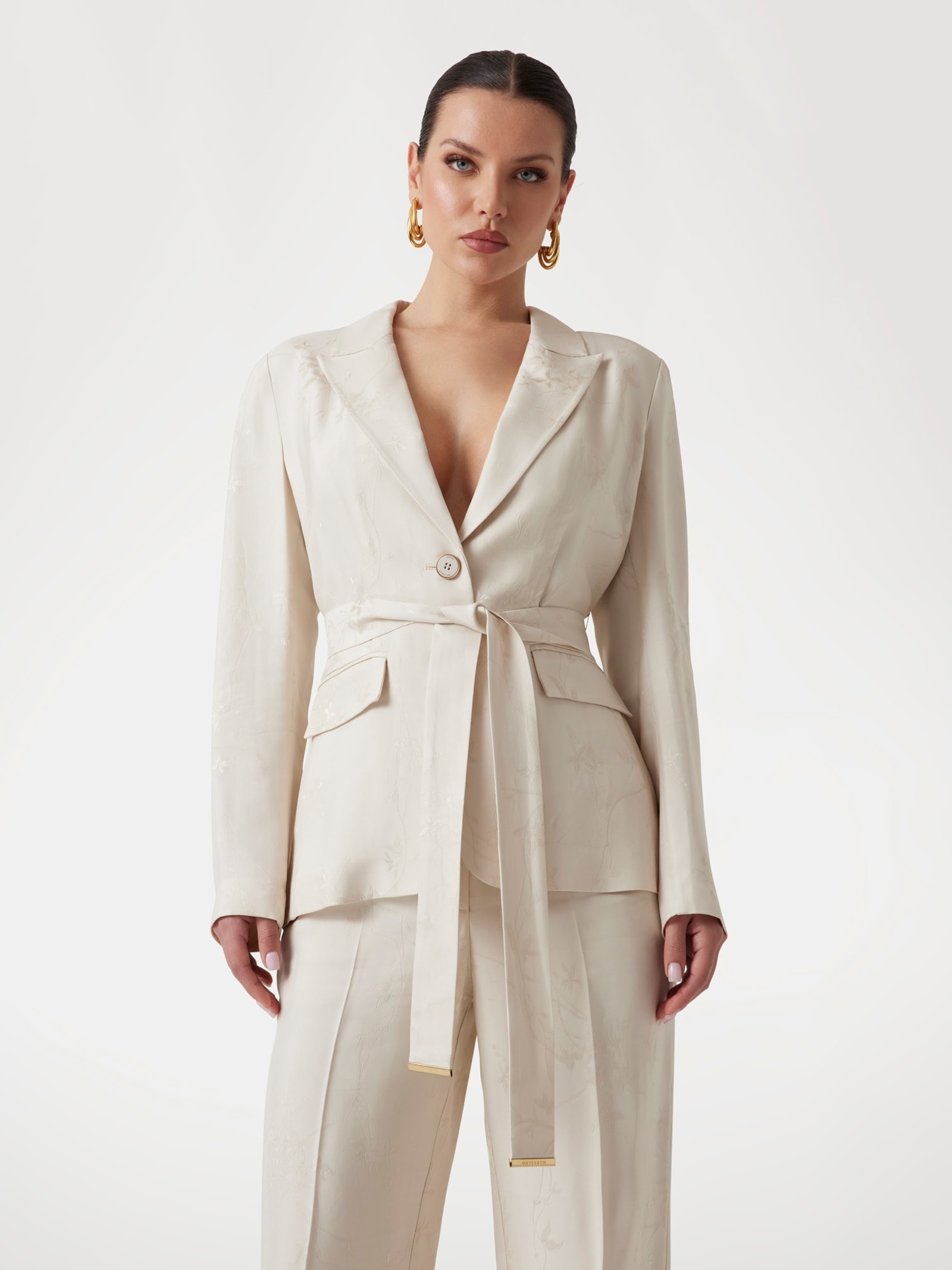Guess Marciano Blazer Jacquard Met Riem