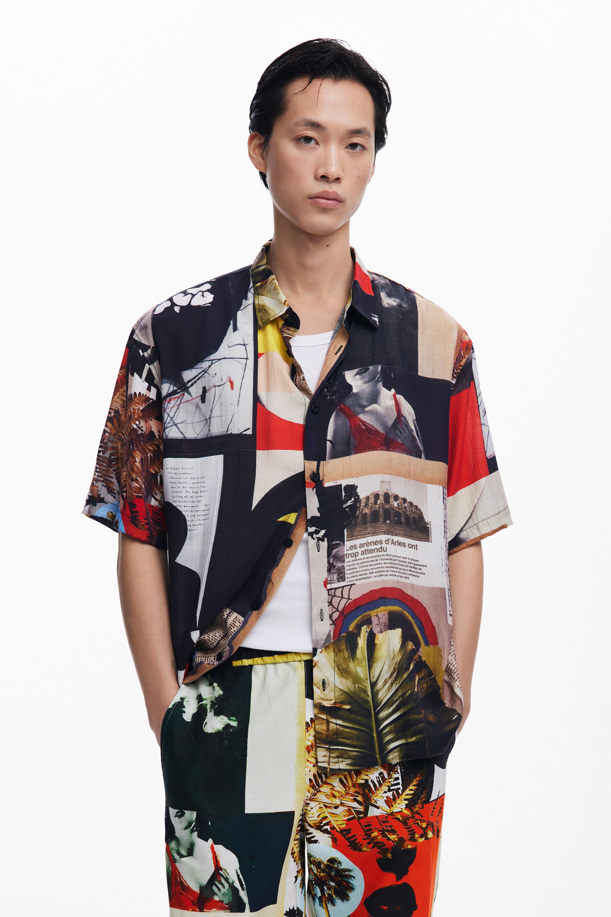 Desigual Overhemd ontworpen door Mr. Christian Lacroix for men