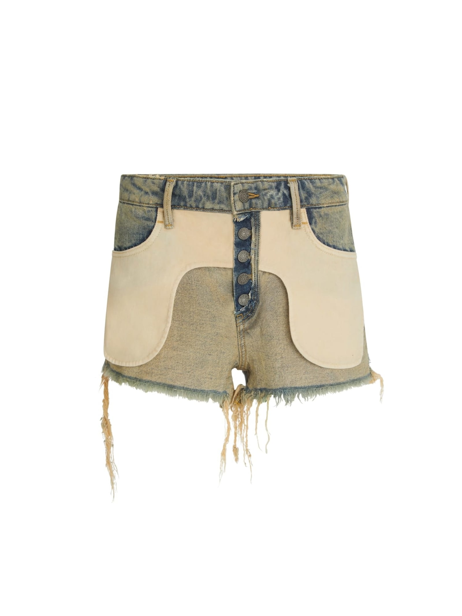 Guess Gelaagde Spijkershort in blauw