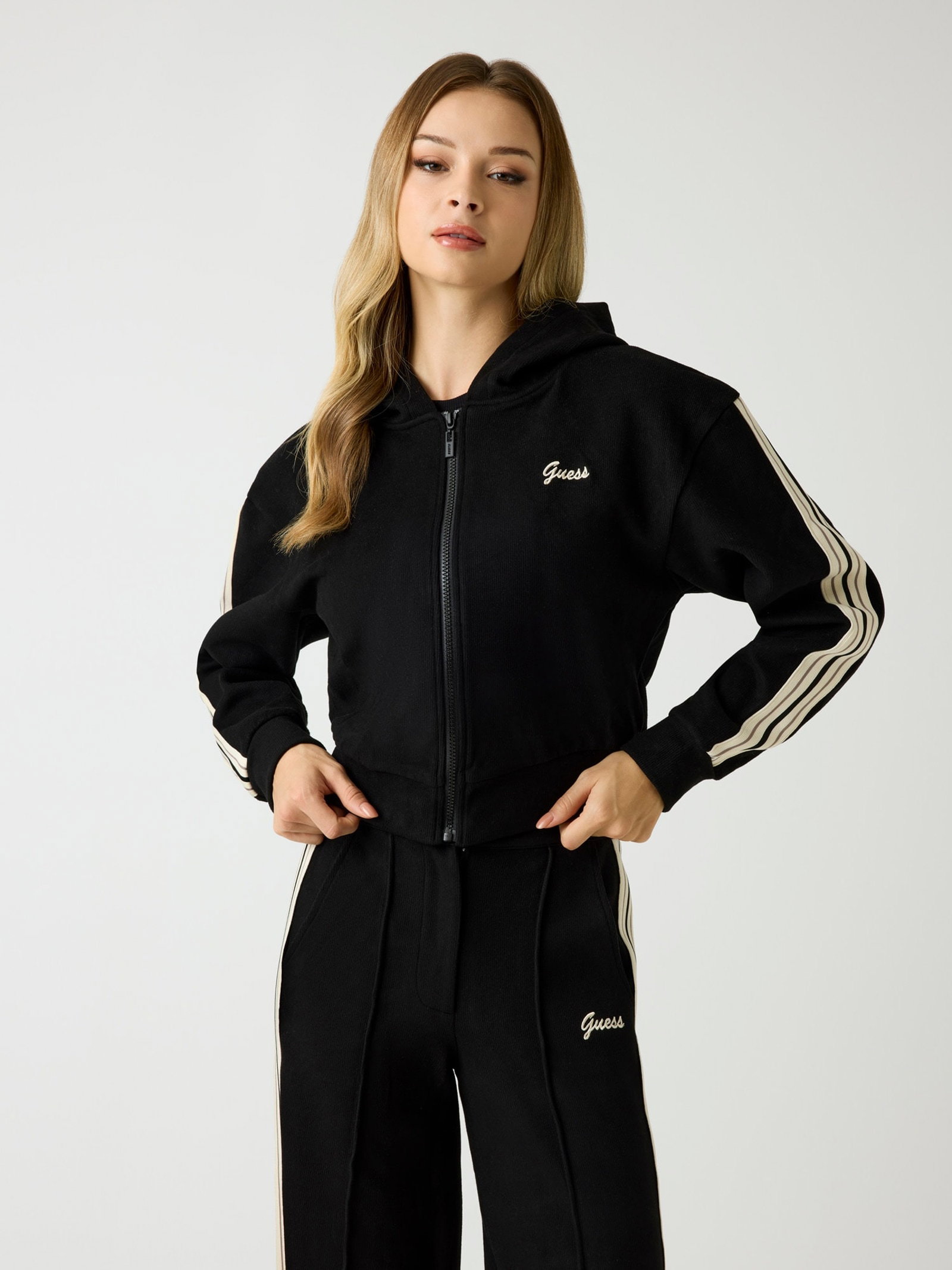 Guess Sweater Van Wolmix Met Logo