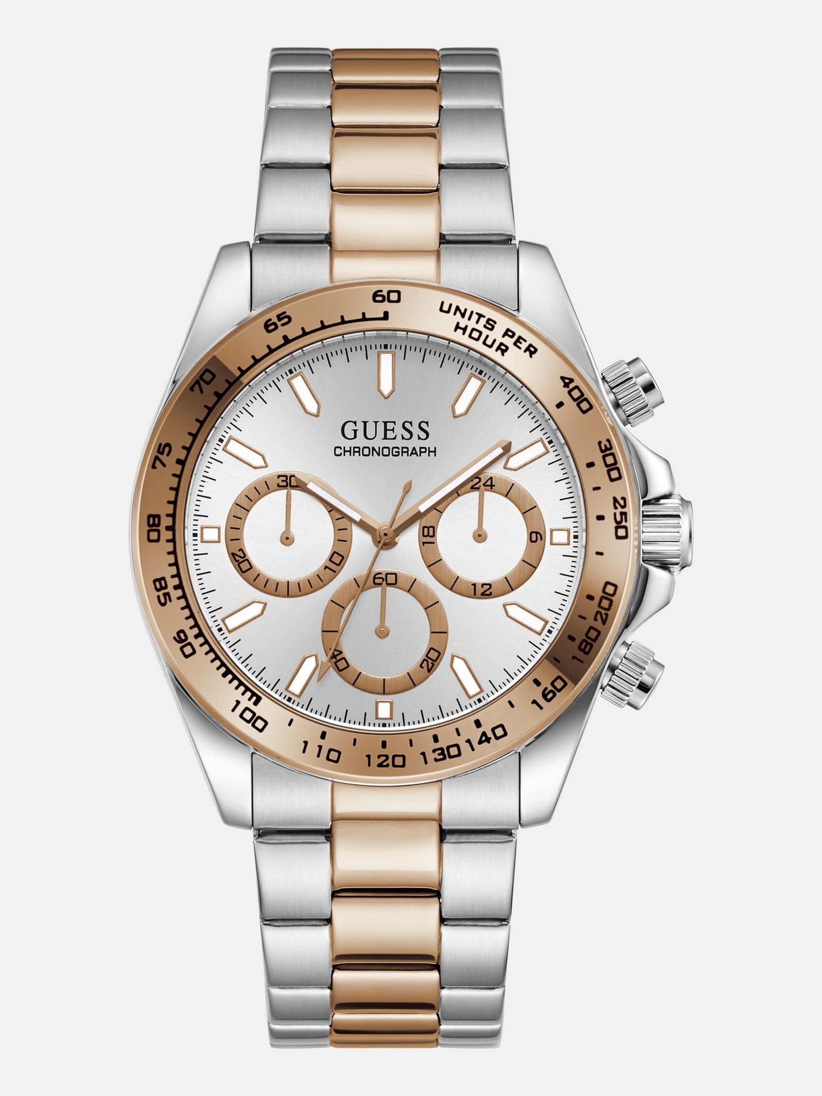 Guess Multifunctioneel Horloge Van Roestvrij Staal 42 Mm in zilver