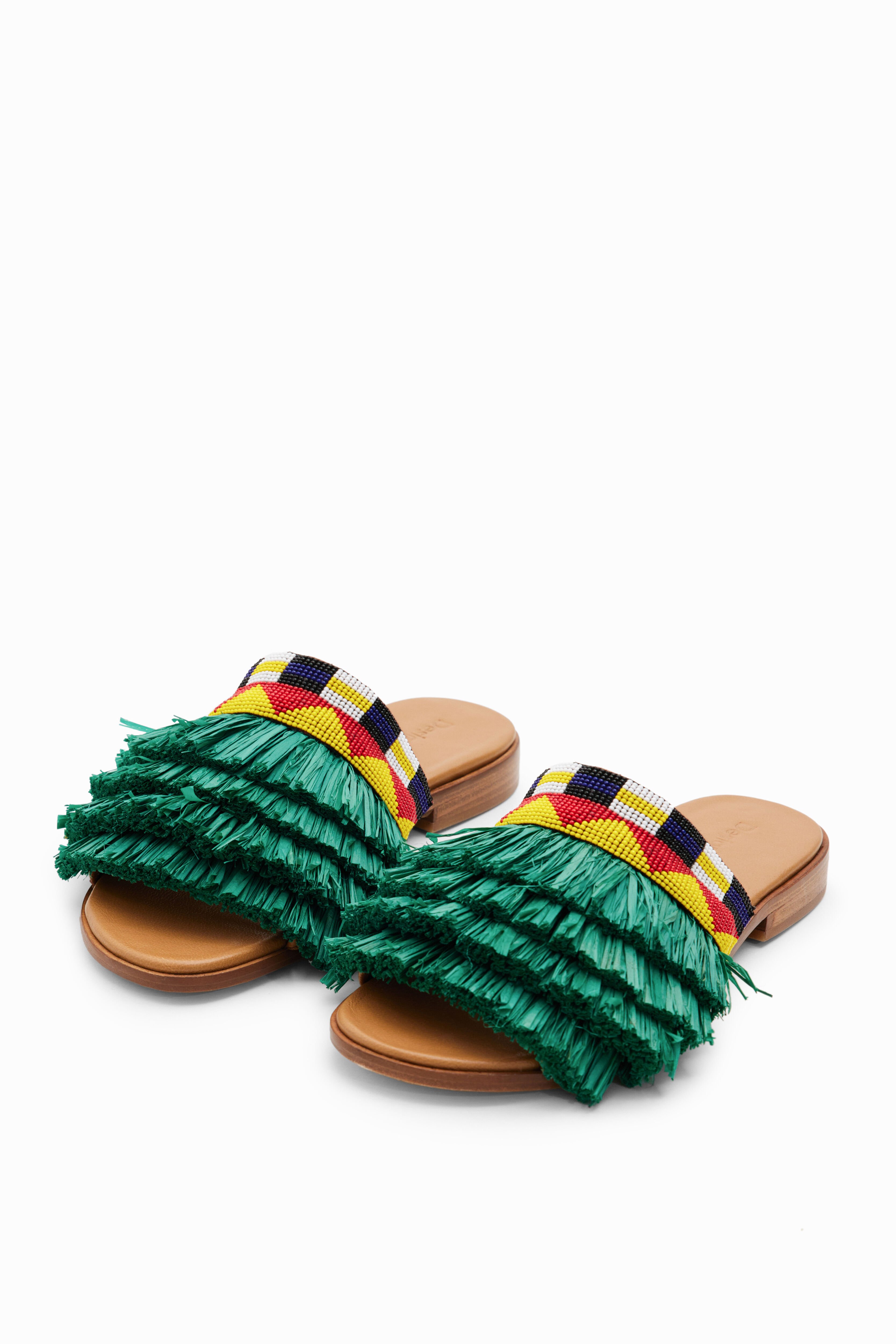 Desigual Leren sandalen Stella Jean