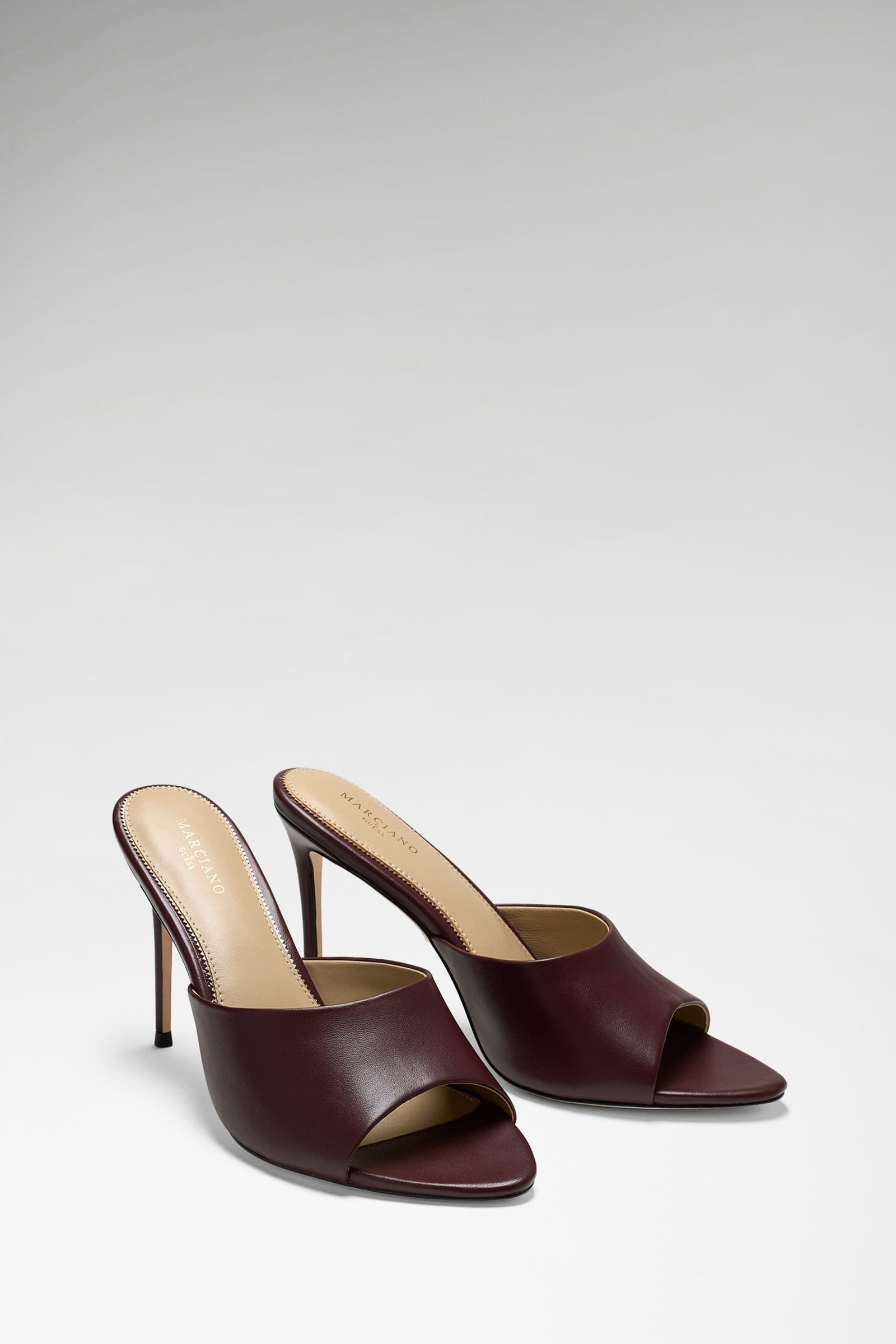 Guess Marciano Sandalen Van Echt Leer in rood