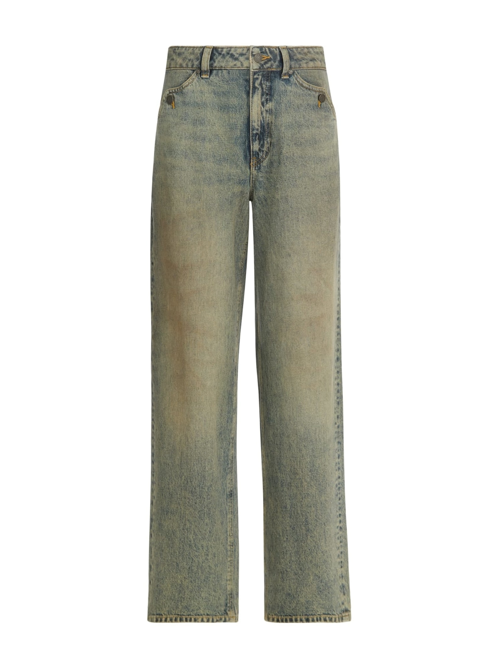 Guess Baggy Jeans Met Normale Taille in blauw