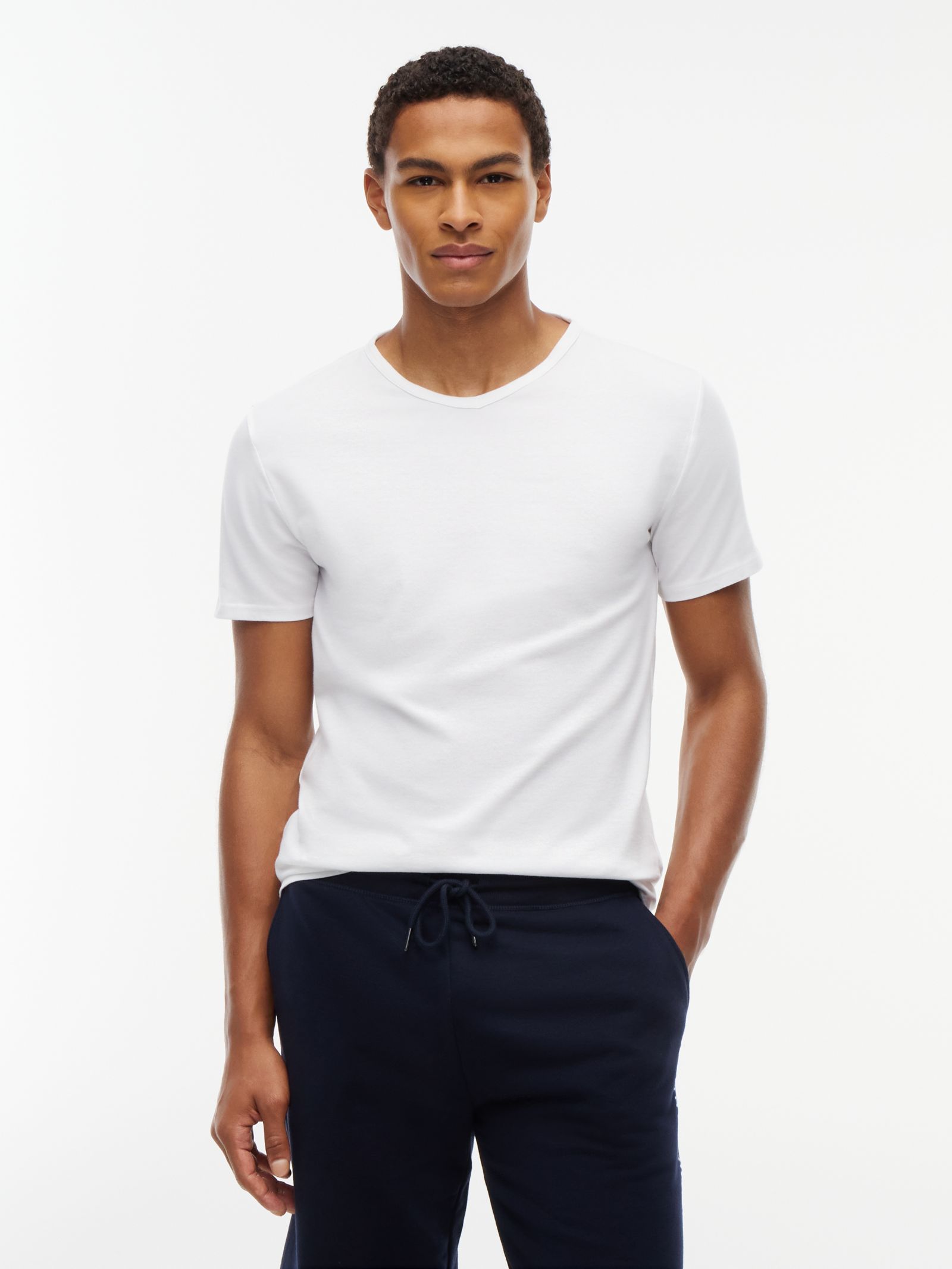 Tommy Hilfiger Premium Essential Set van 3 Lounge T-shirts in wit